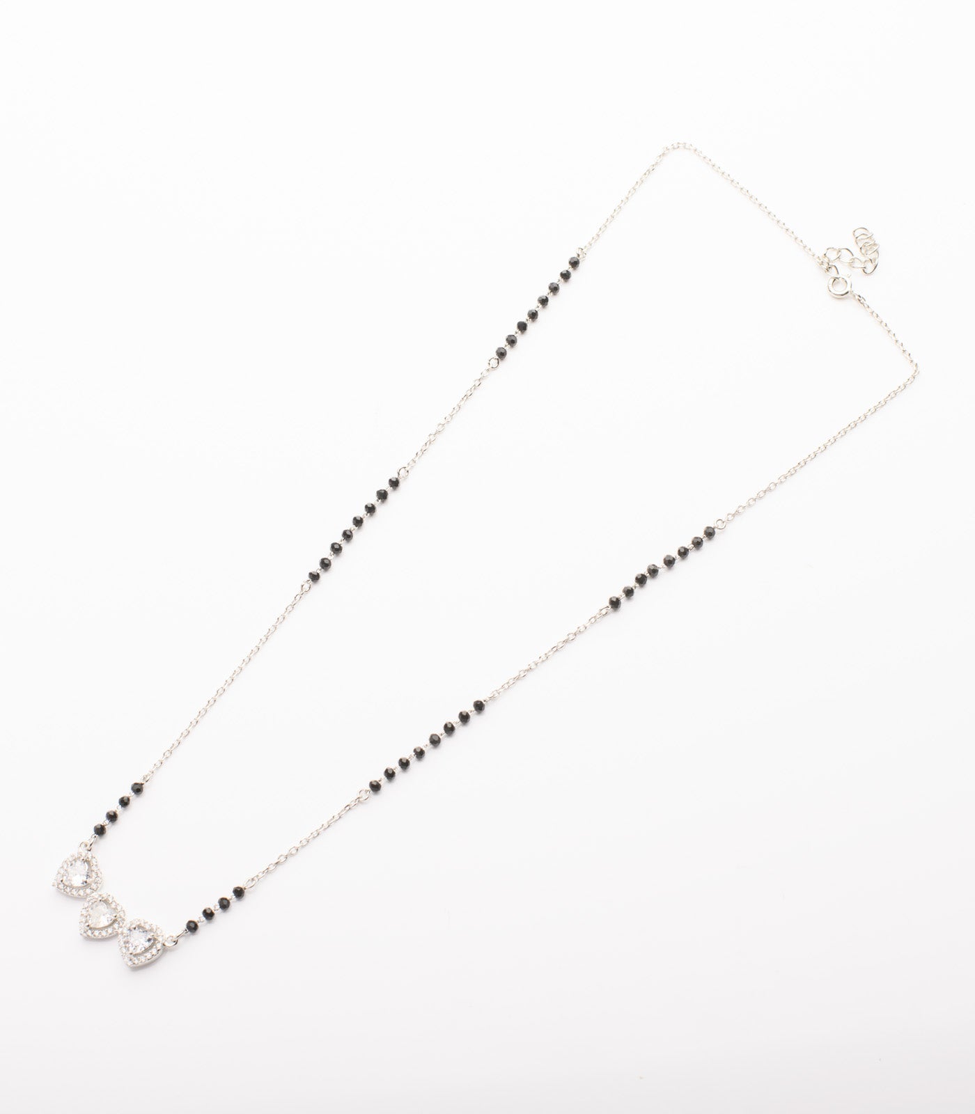 Three Heart Mangalsutra (Silver)