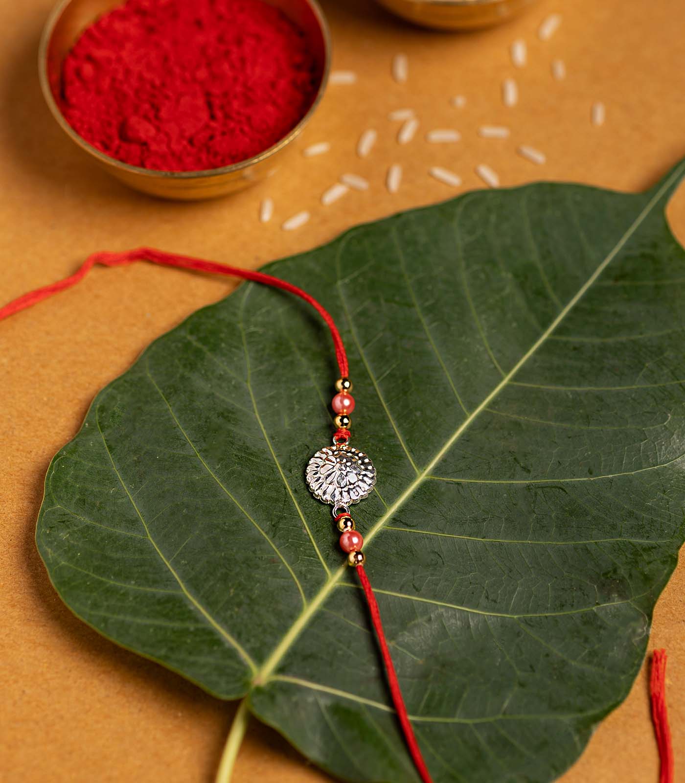 Silver Rakhi Combo Pack of 5