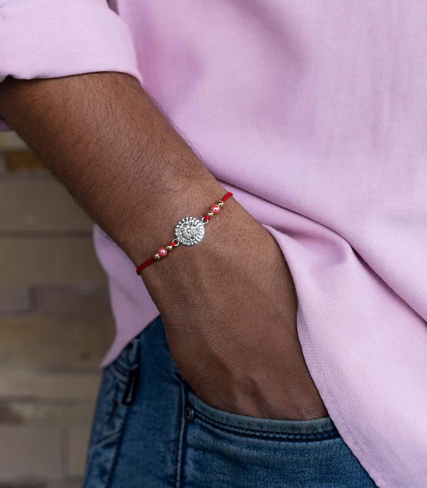Silver Rakhi Combo Pack of 5