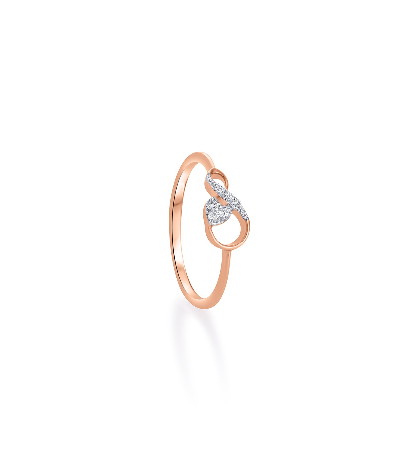 Diamond Stunning Swirl Ring