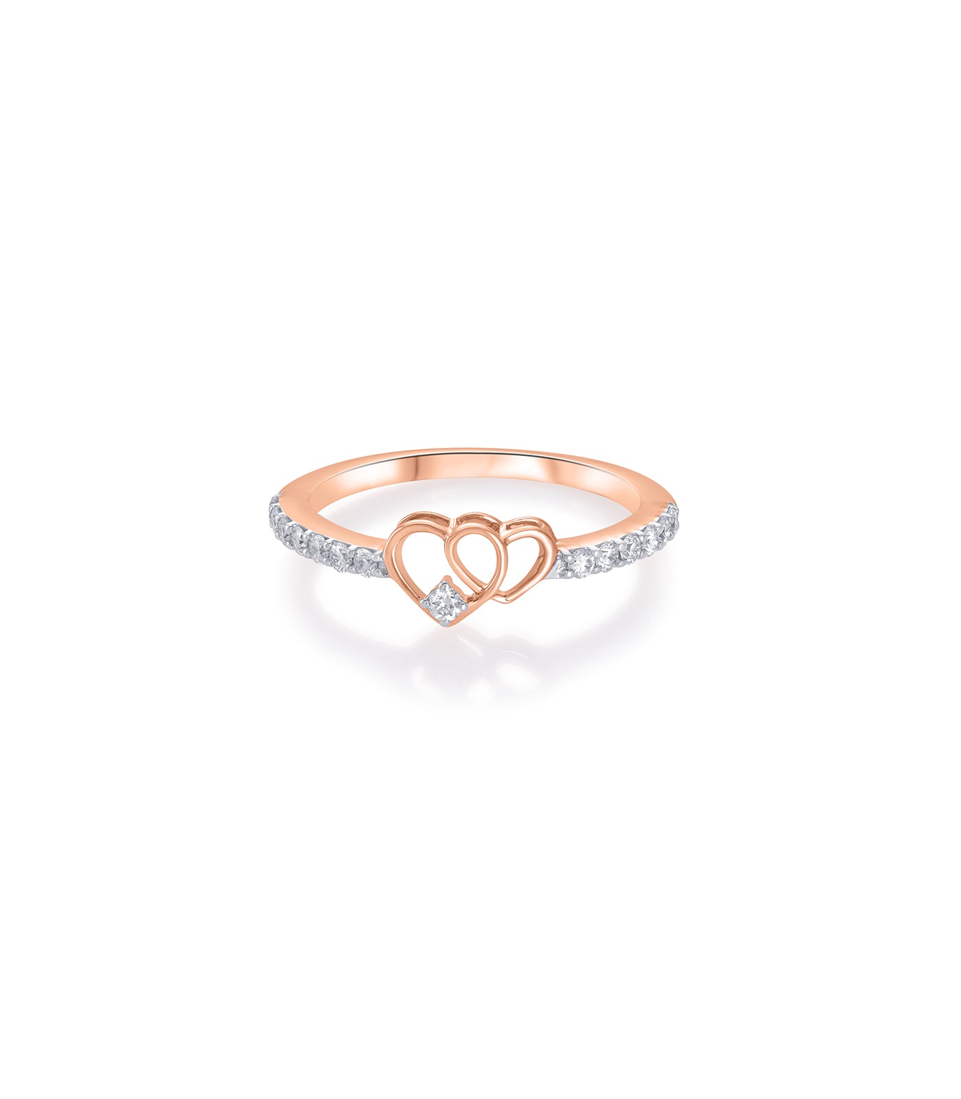 Diamond Dual Heart Ring
