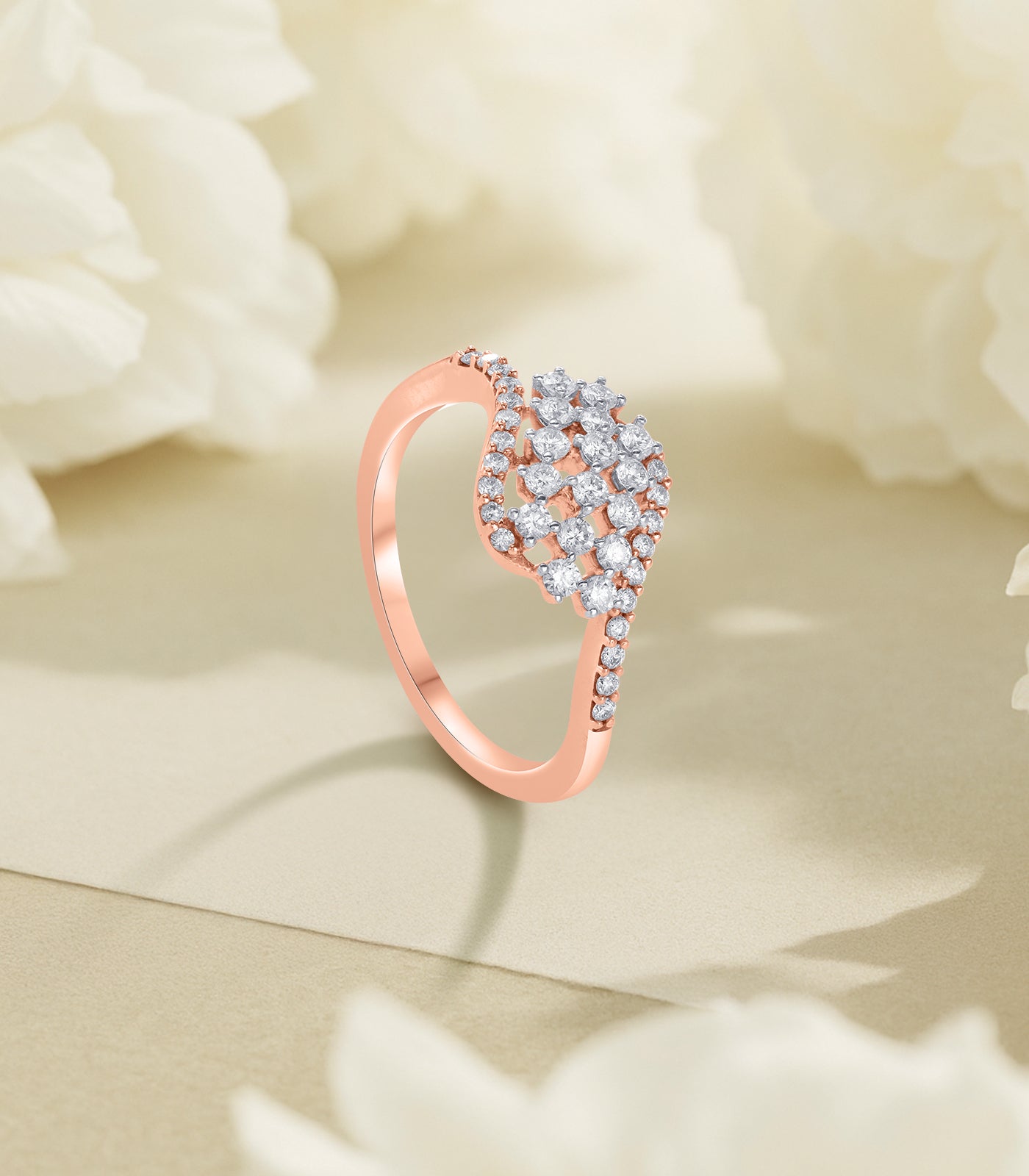 Diamond Maze Of Orbs Ring