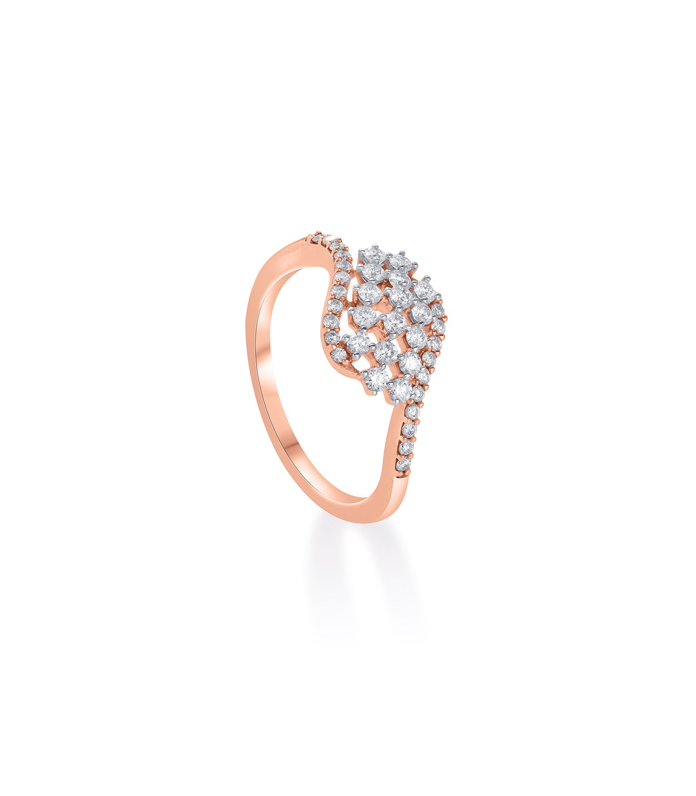 Diamond Maze Of Orbs Ring