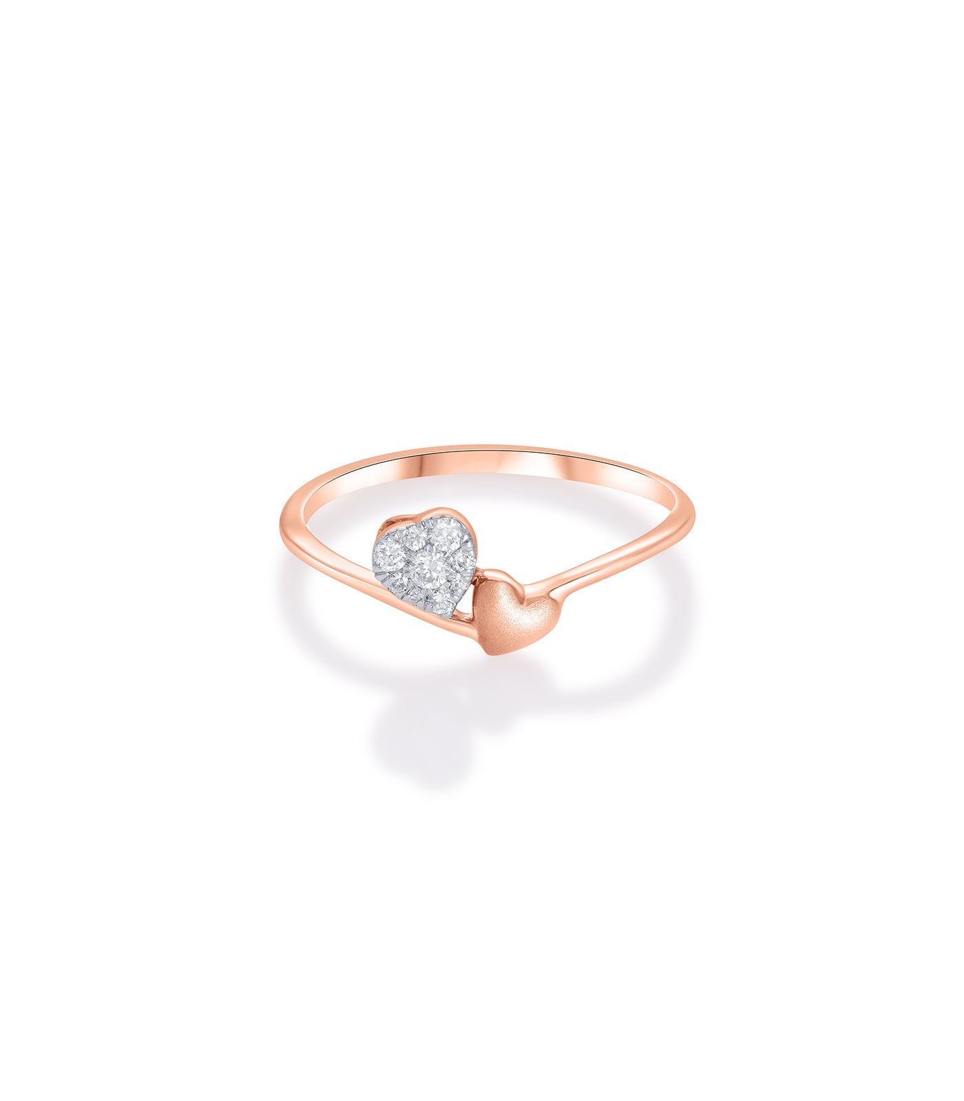 Diamond Dual Heart Ring