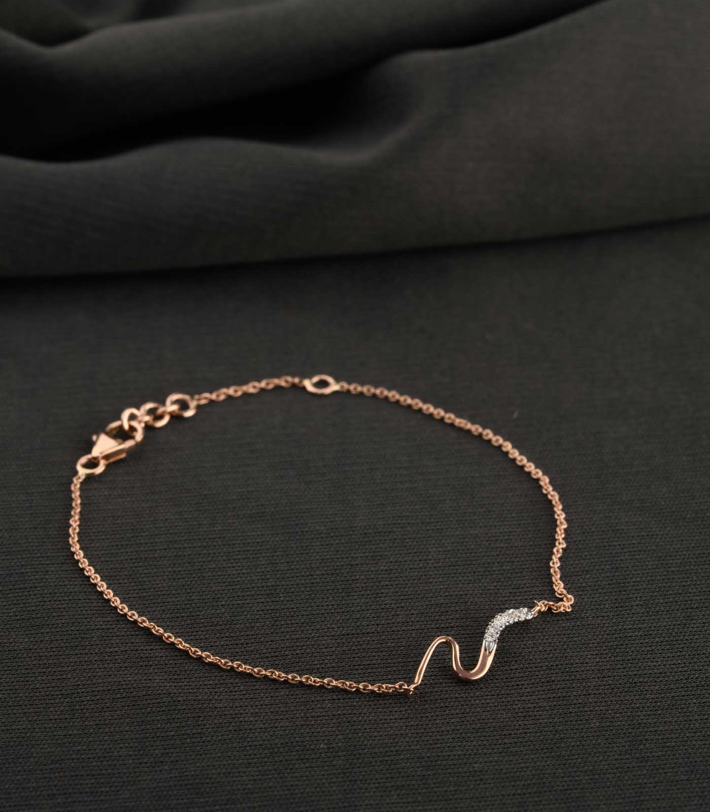 Diamond Tranquil Twist Bracelet