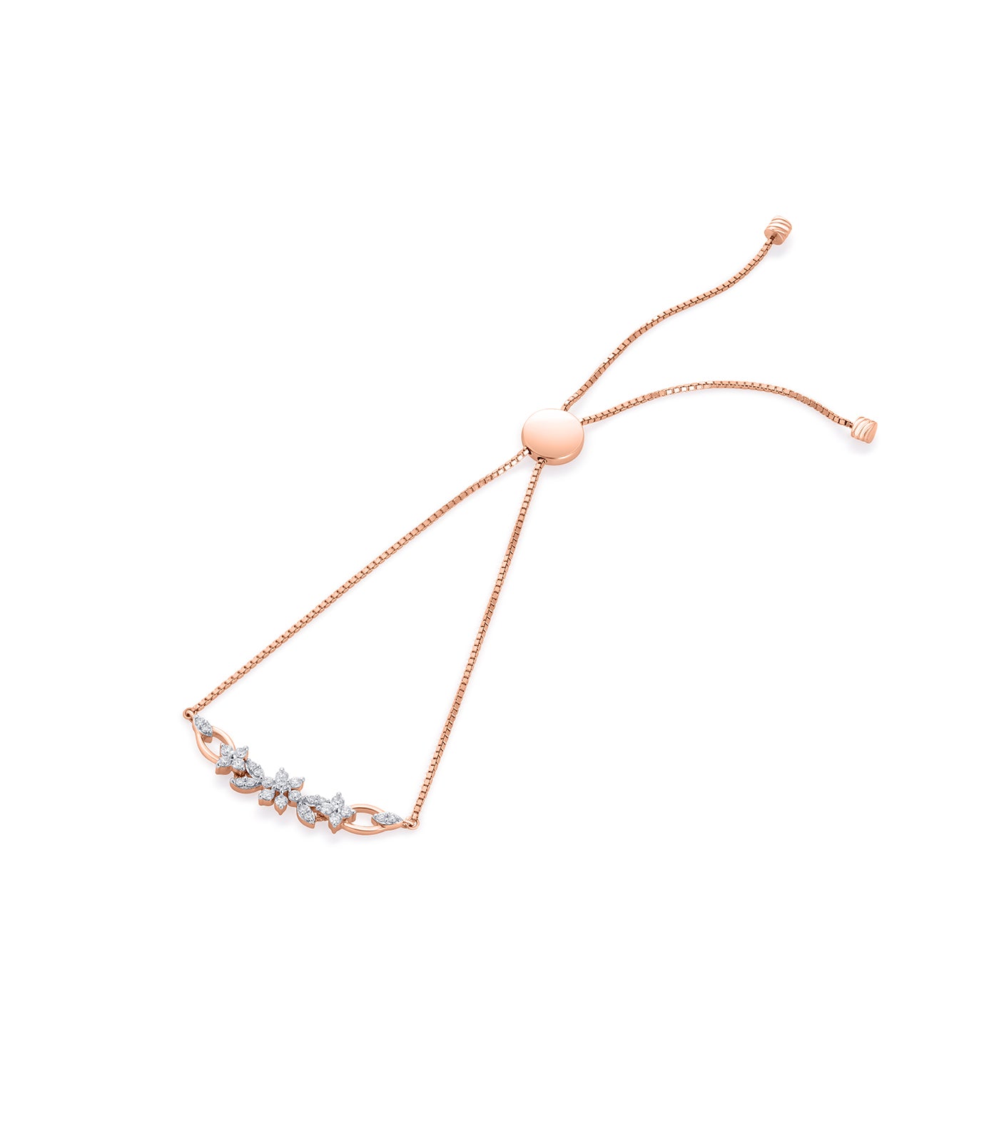 Diamond Floral Stream Bracelet