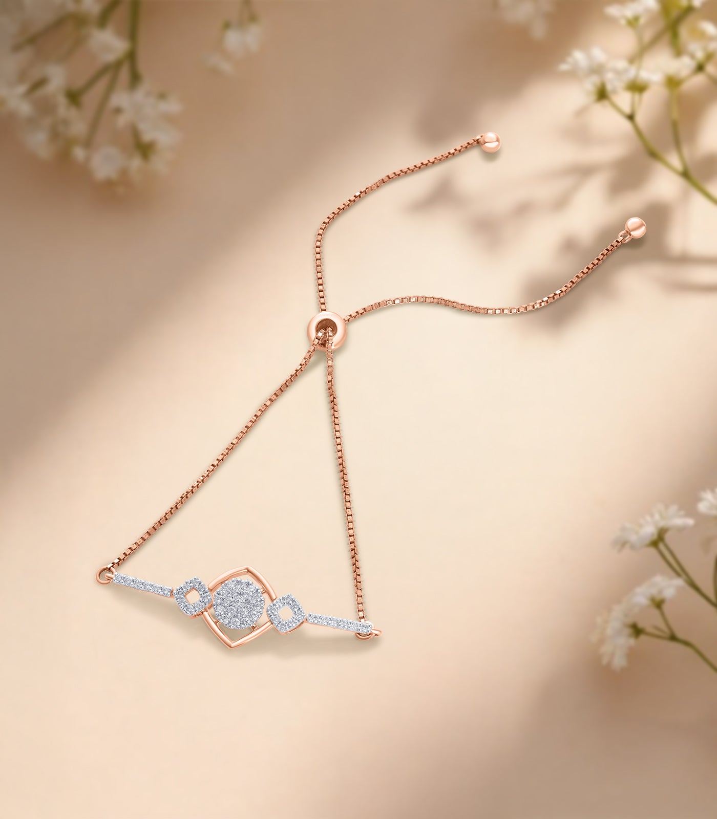 Diamond Mysic Link Bracelet