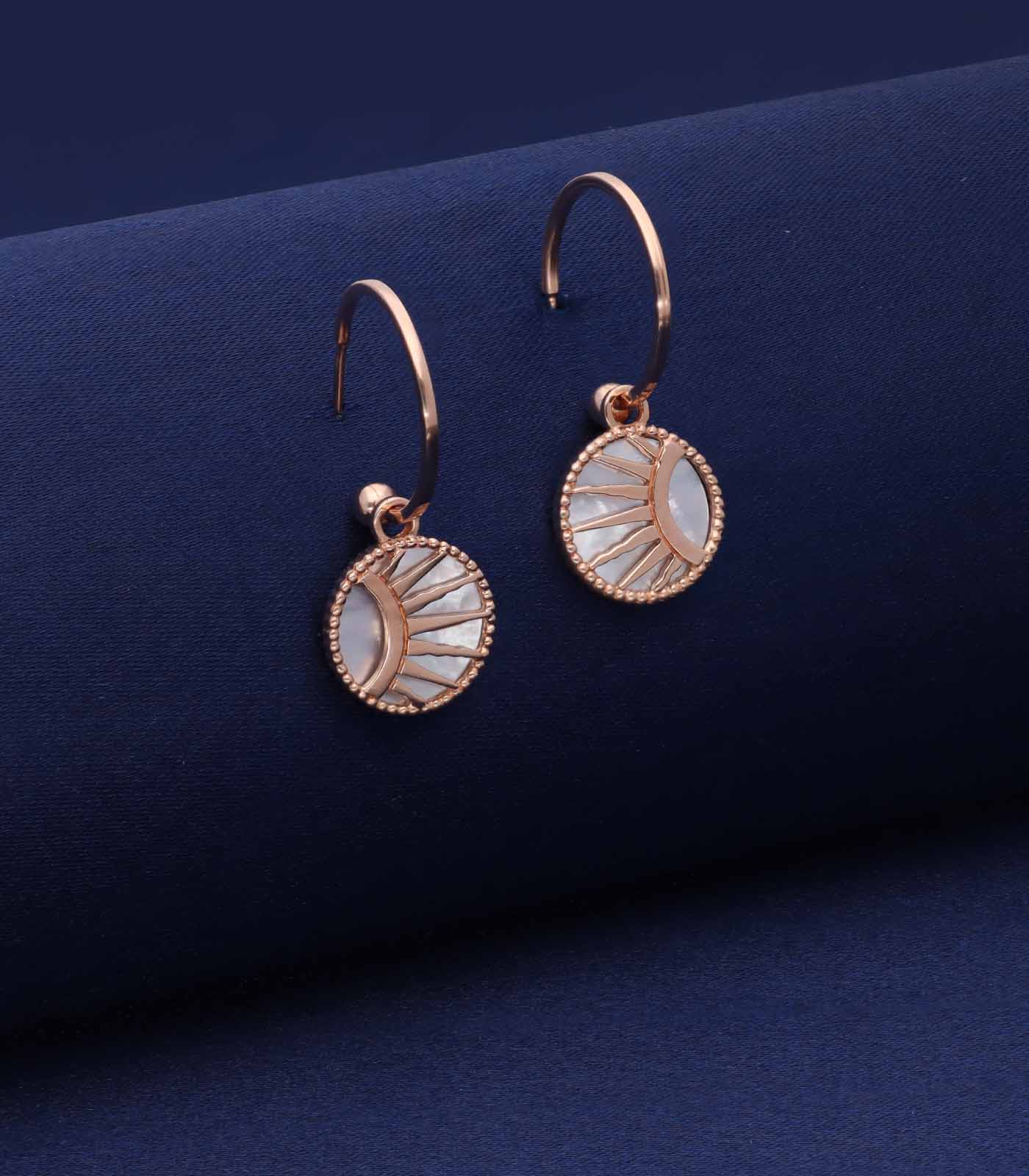 Beauty shield earrings(Silver)
