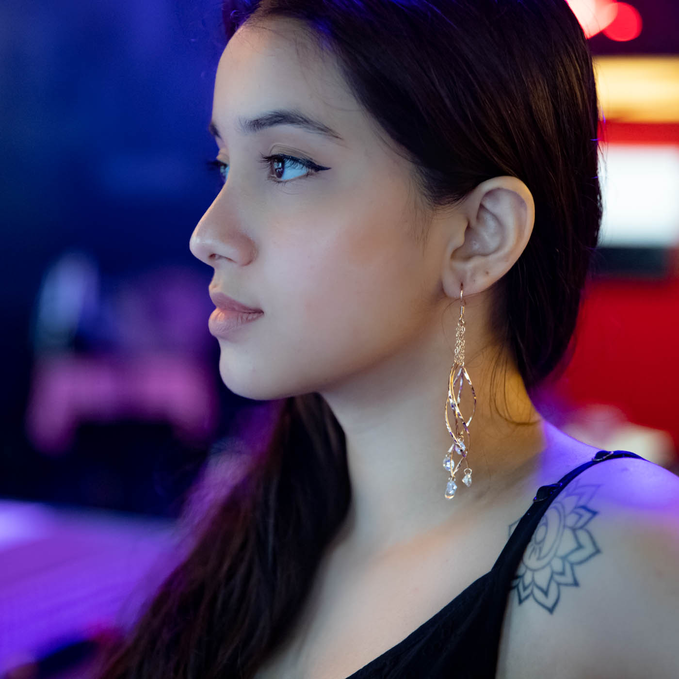 Bold & Beautiful Earrings (Brass)