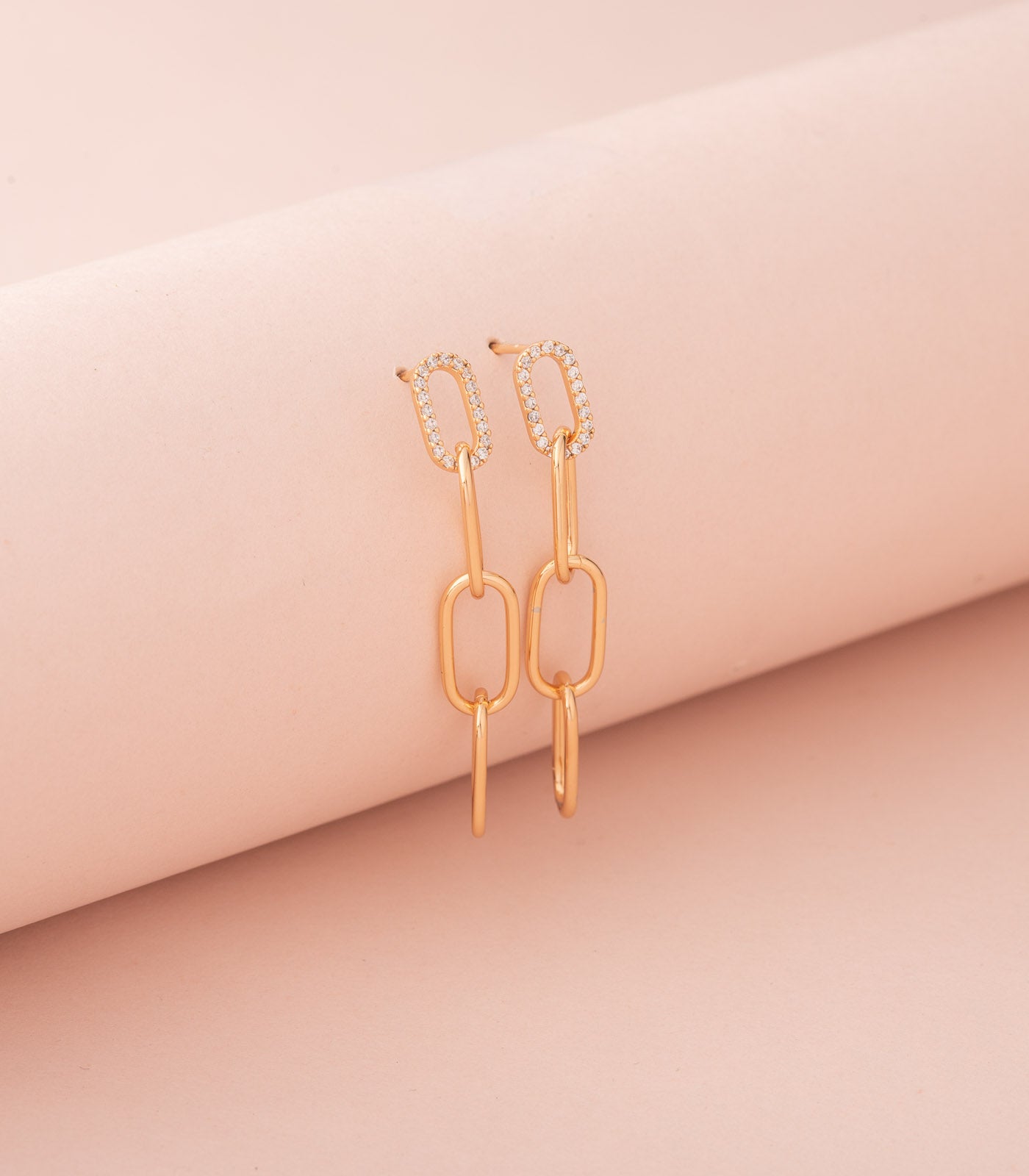 Breaking The Chains Earrings (Brass)