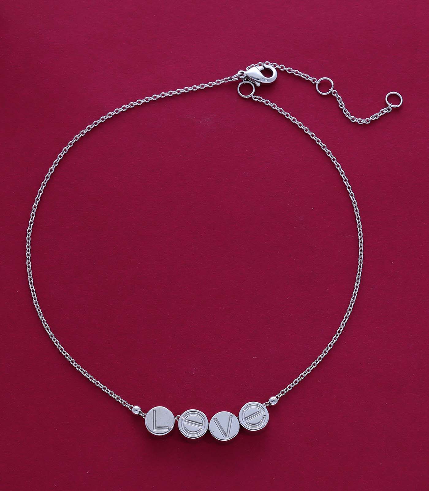Multipurpose Silver Color Anklet (Brass)