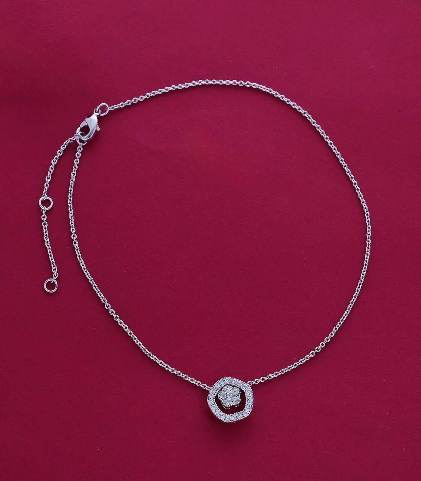 Multipurpose Silver Color Anklet (Brass)