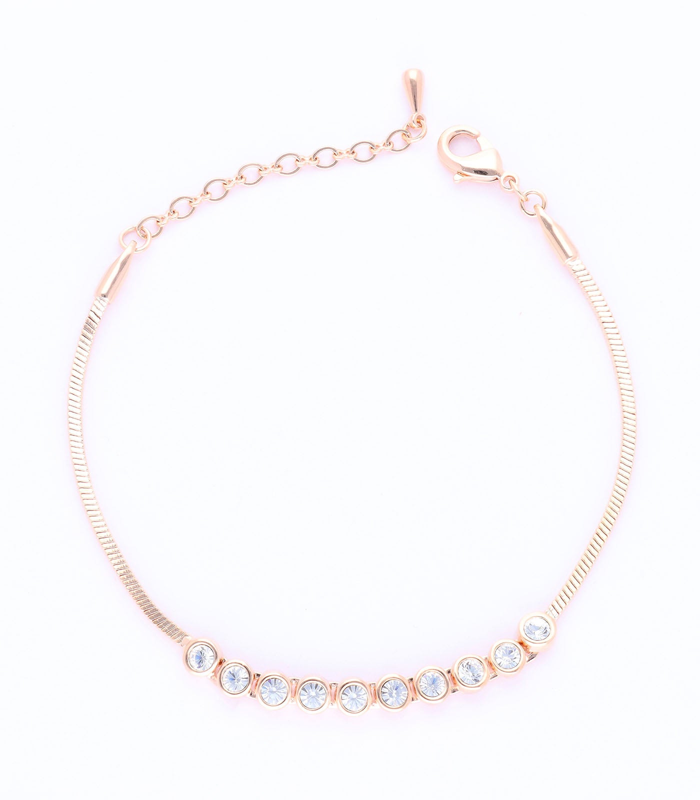Elite Enlightened Crystals Anklet(Brass)