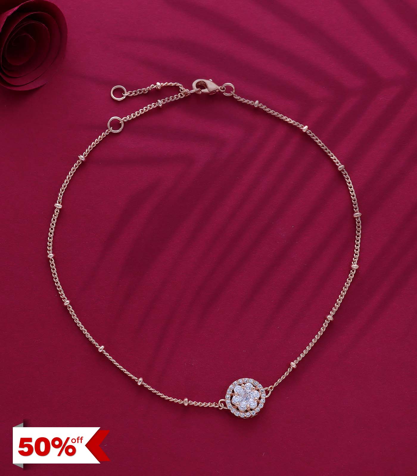 Multipurpose Golden Color Anklet (Brass)
