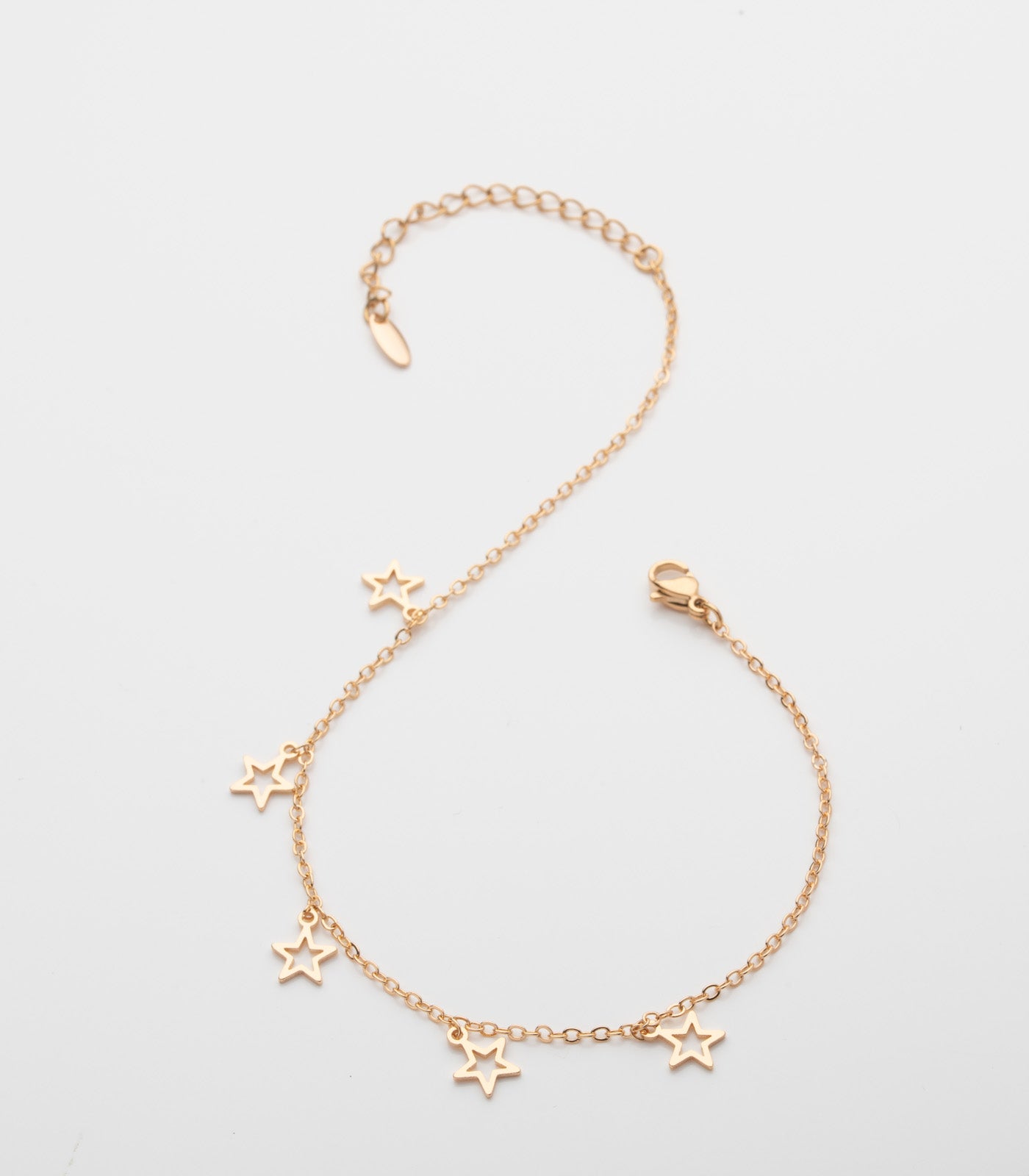 Star Charm Anklet (Brass)