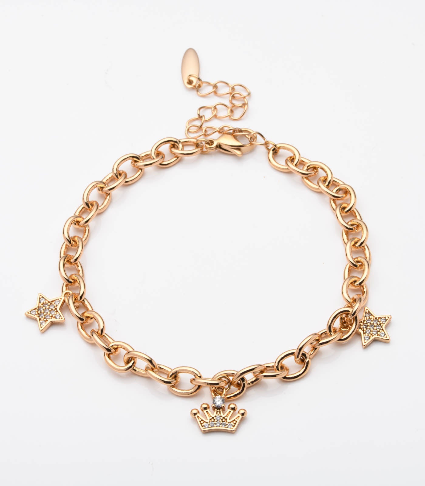 Star Chain Bracelet (Brass)