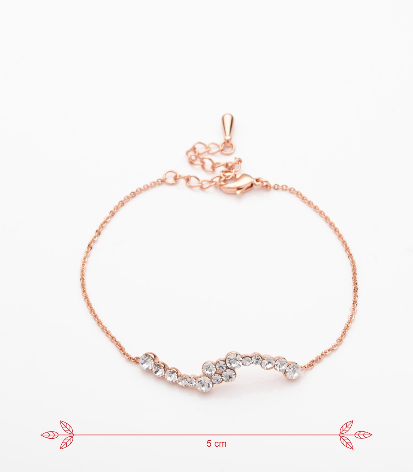 Classic Crystal Bracelet (Brass)