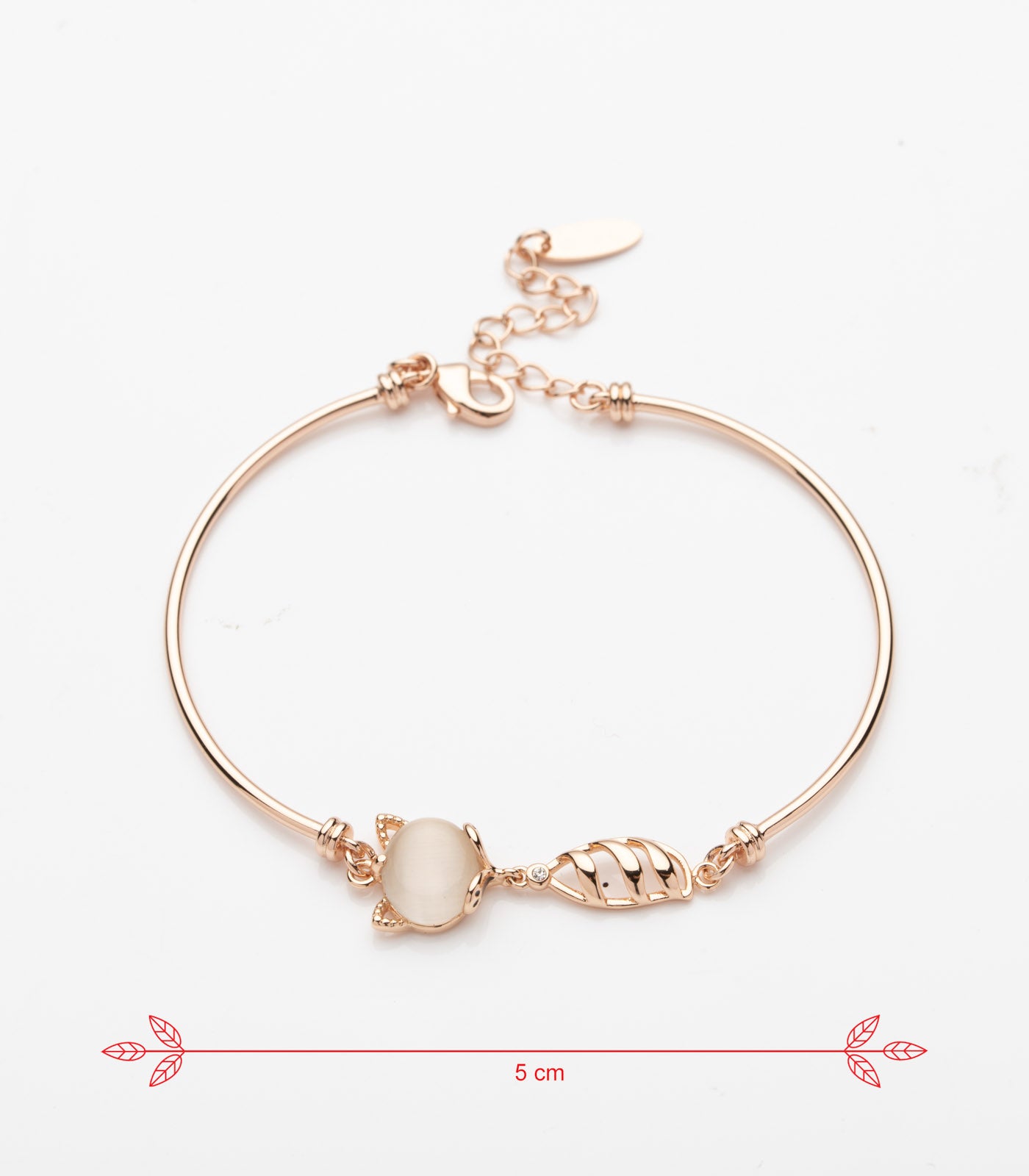 Cute Cat Bracelet (Brass)