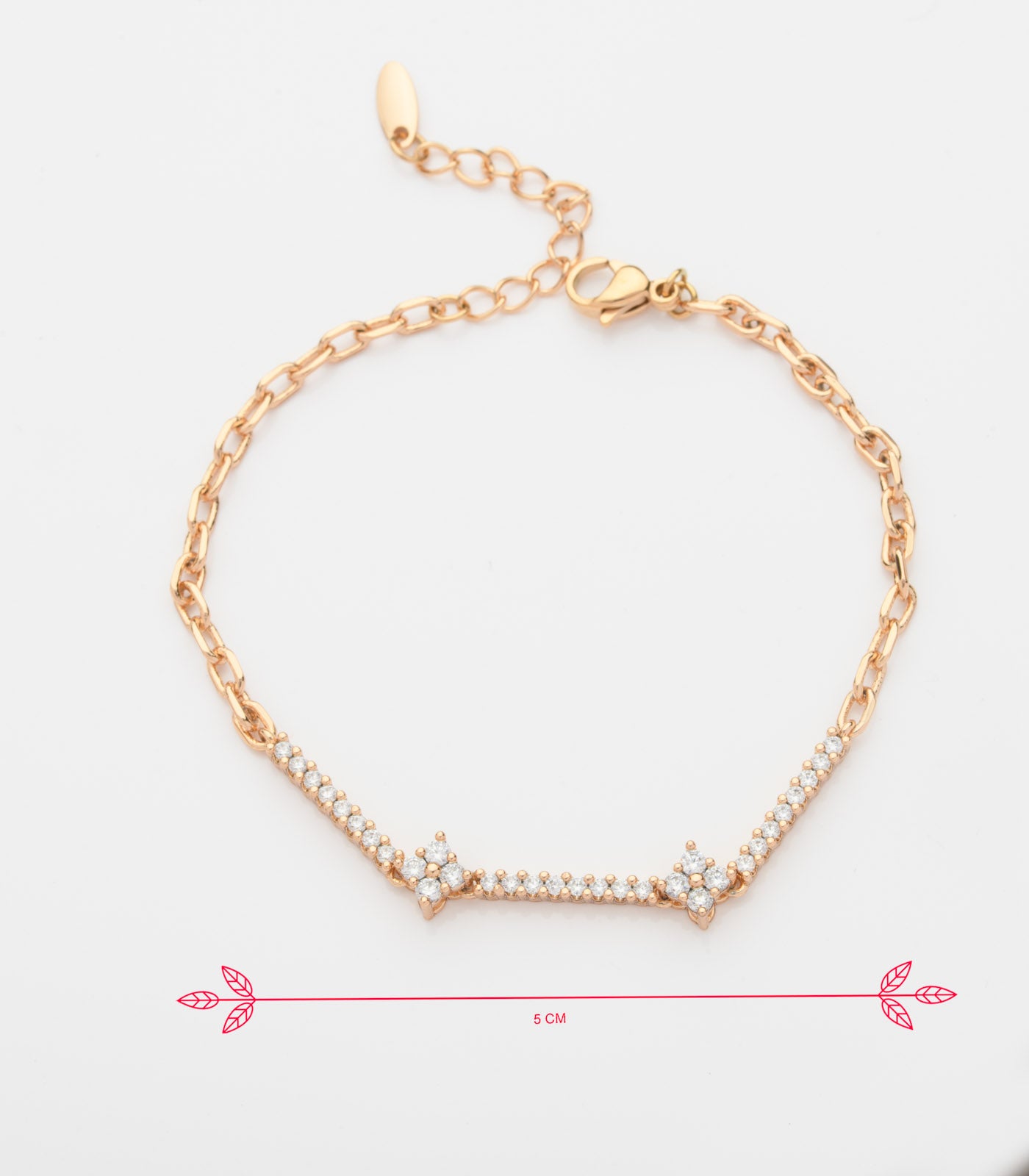 Two Star Bracelet (Brass)