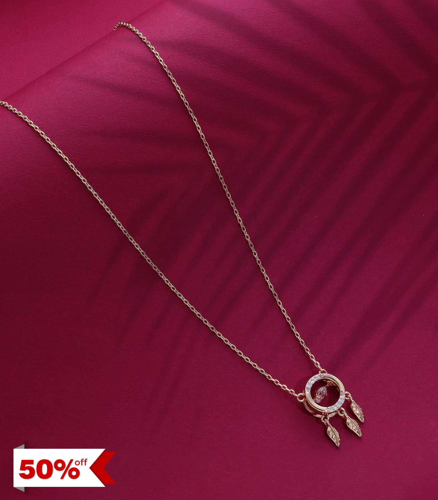 Classy Elegance Pendant (Brass)