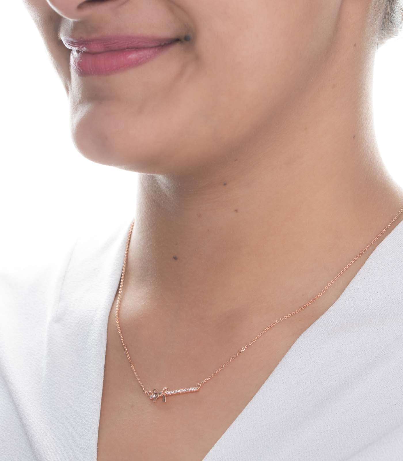 Charming Bow Pendant (Brass)