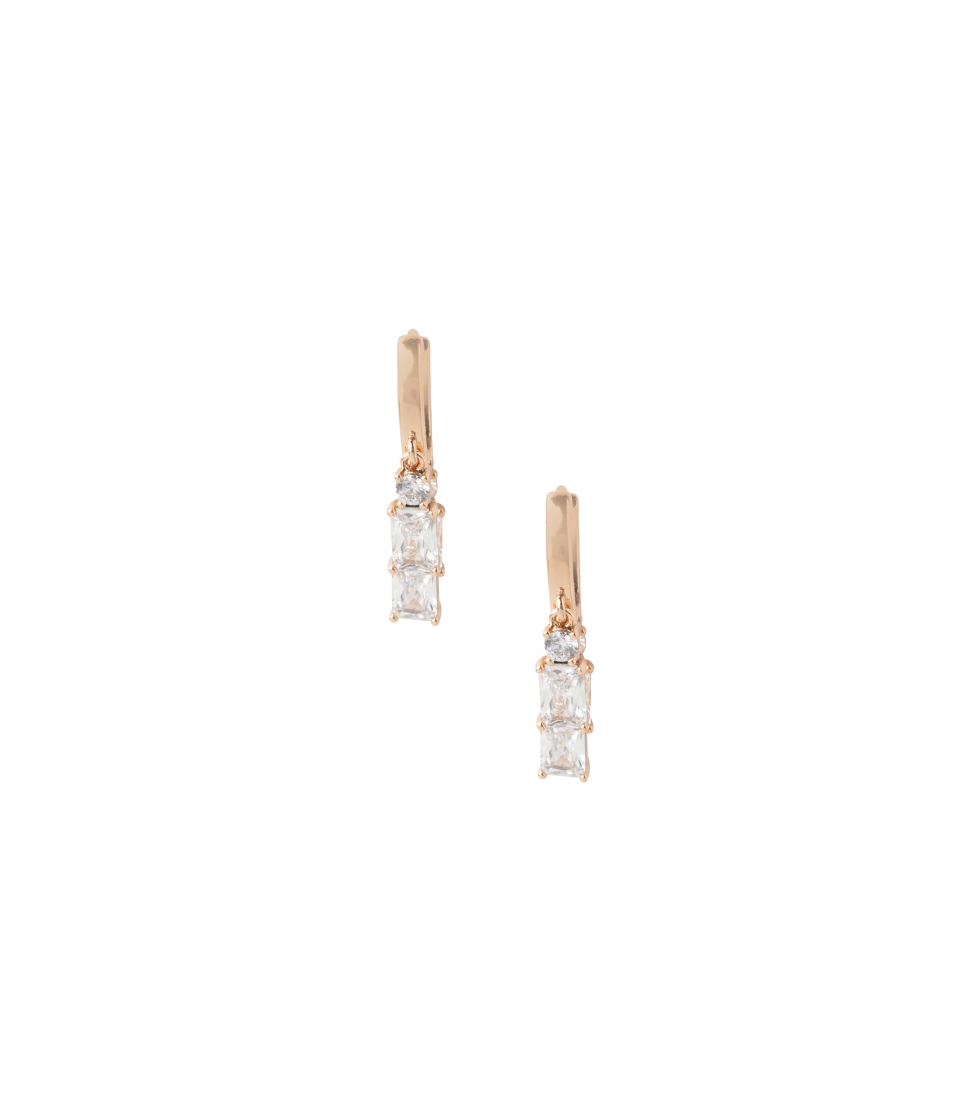 Classic Danglers Hoops (Brass)