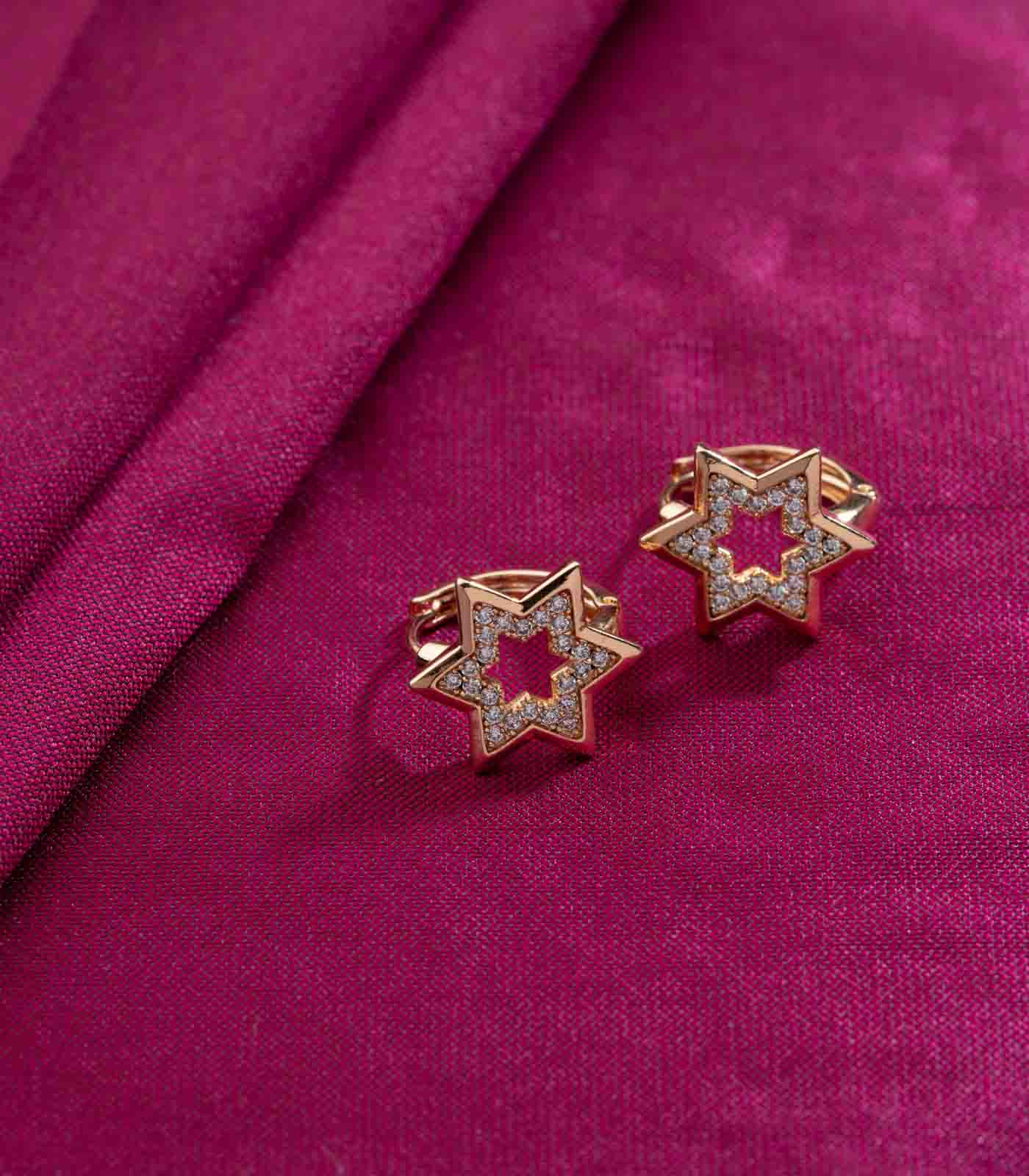 Star Earrings (Brass)