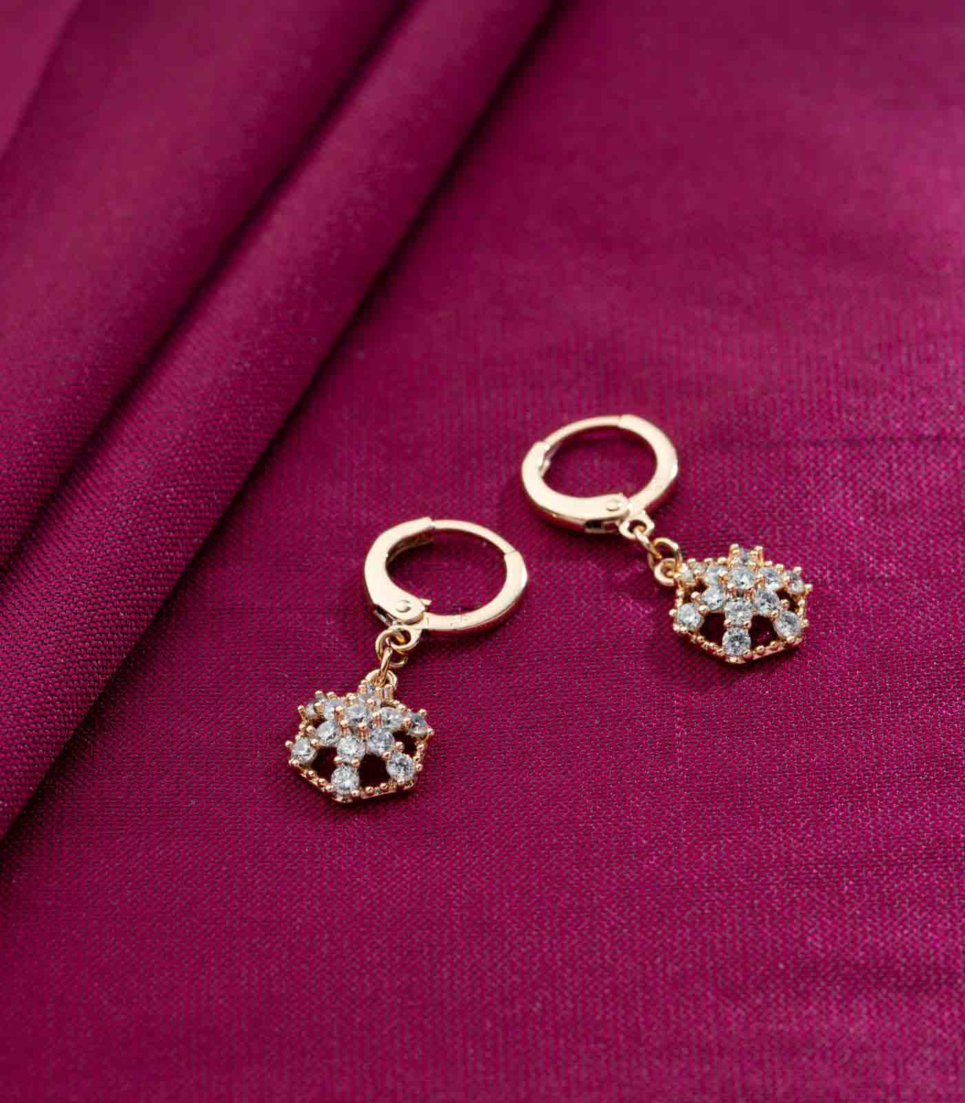 Cute Dangling Earrings (Brass)