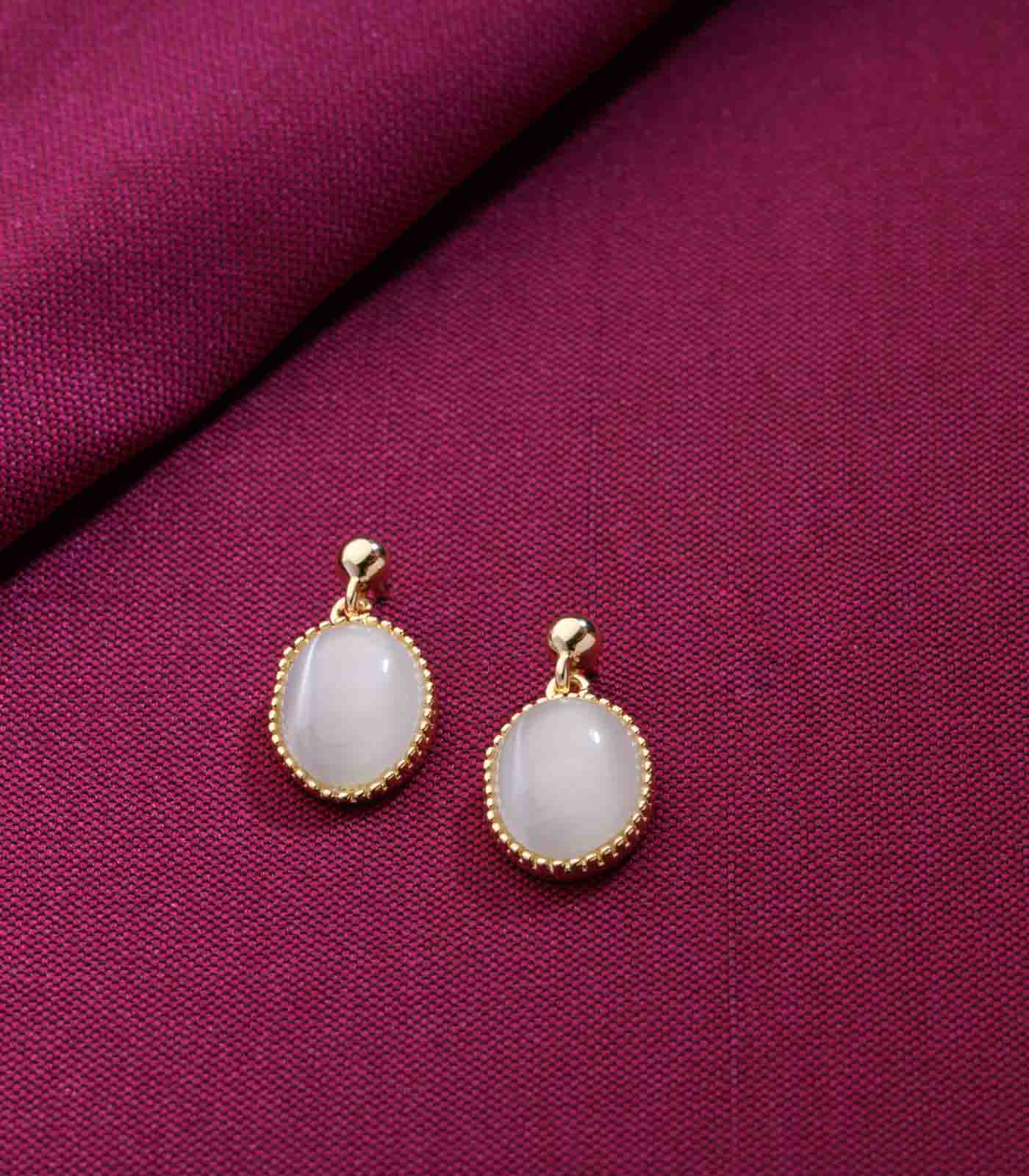 Divine Drops Earrings (Brass)