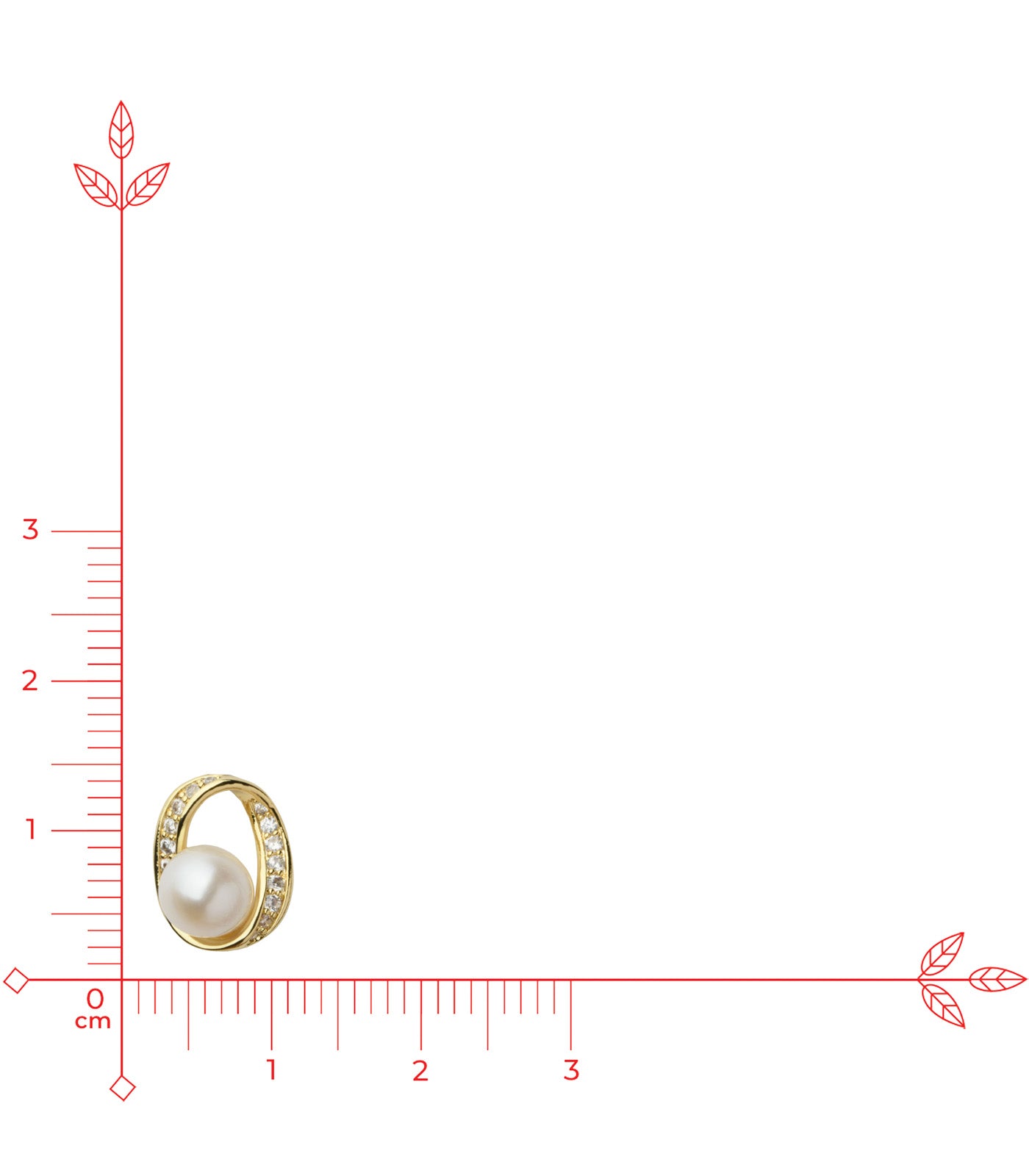 Classic Pearl Earrings (Brass)
