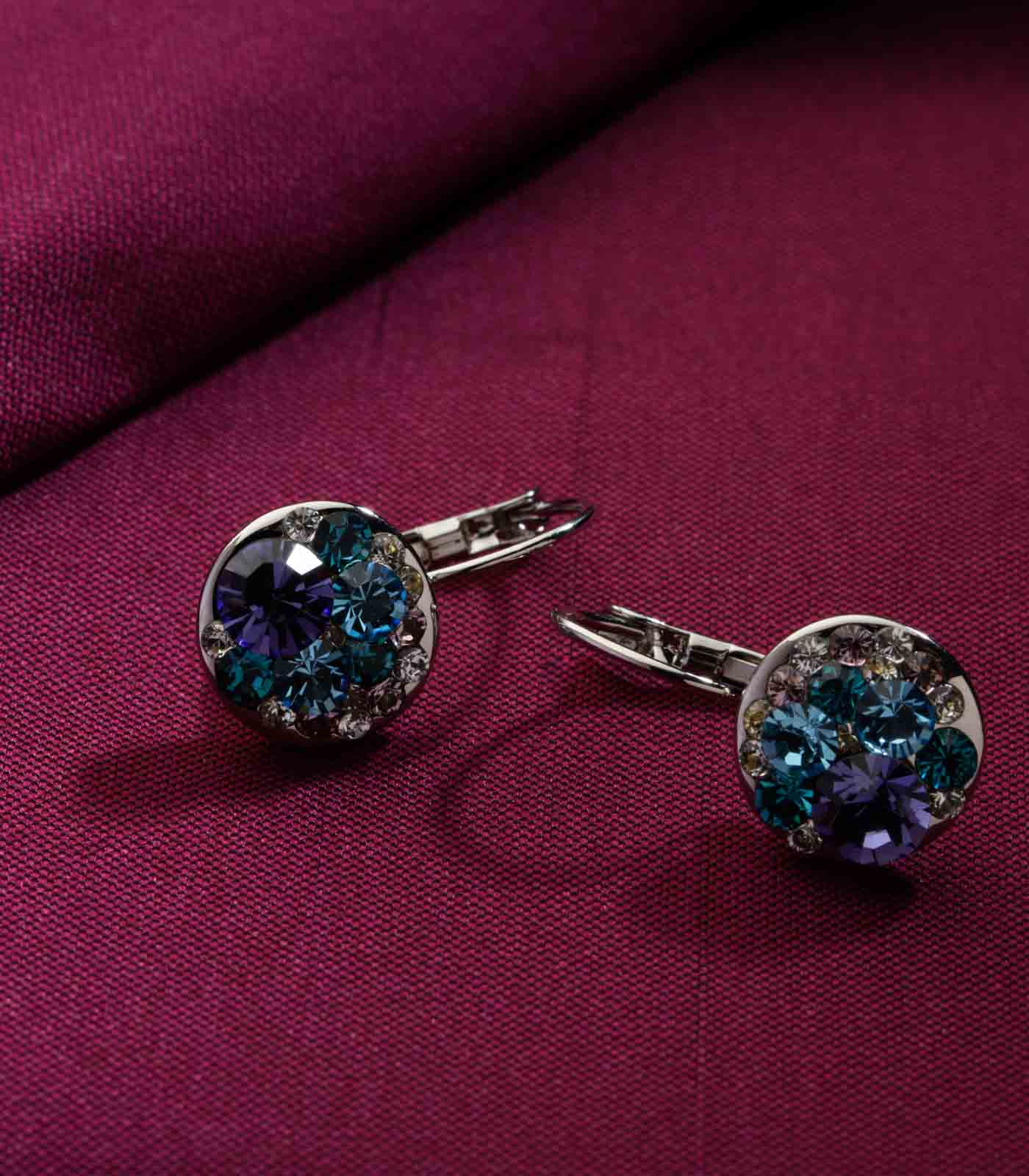 Forzen Crystal Earrings (Brass)