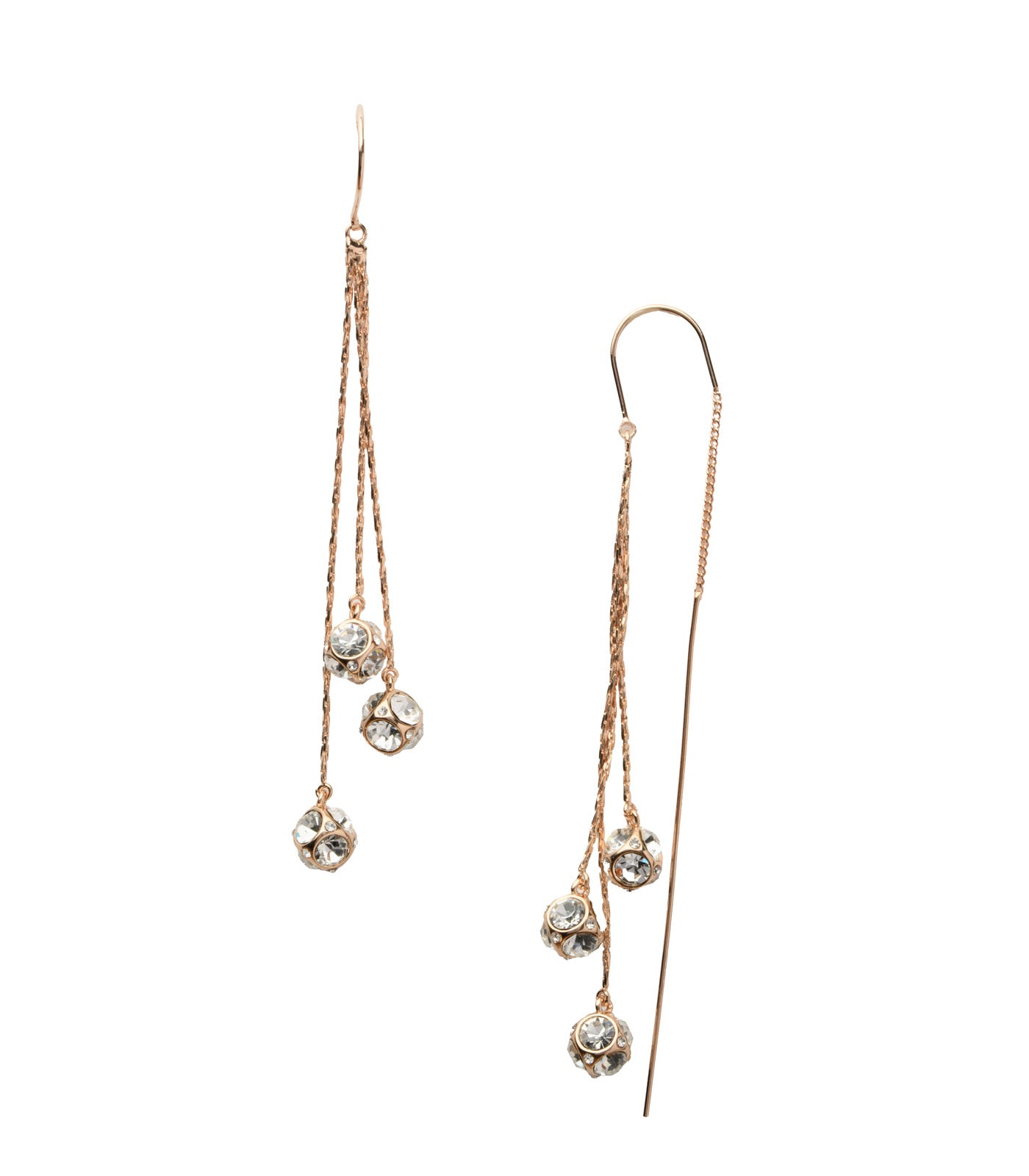 Dangling Sui Dhaga Earrings (Brass)