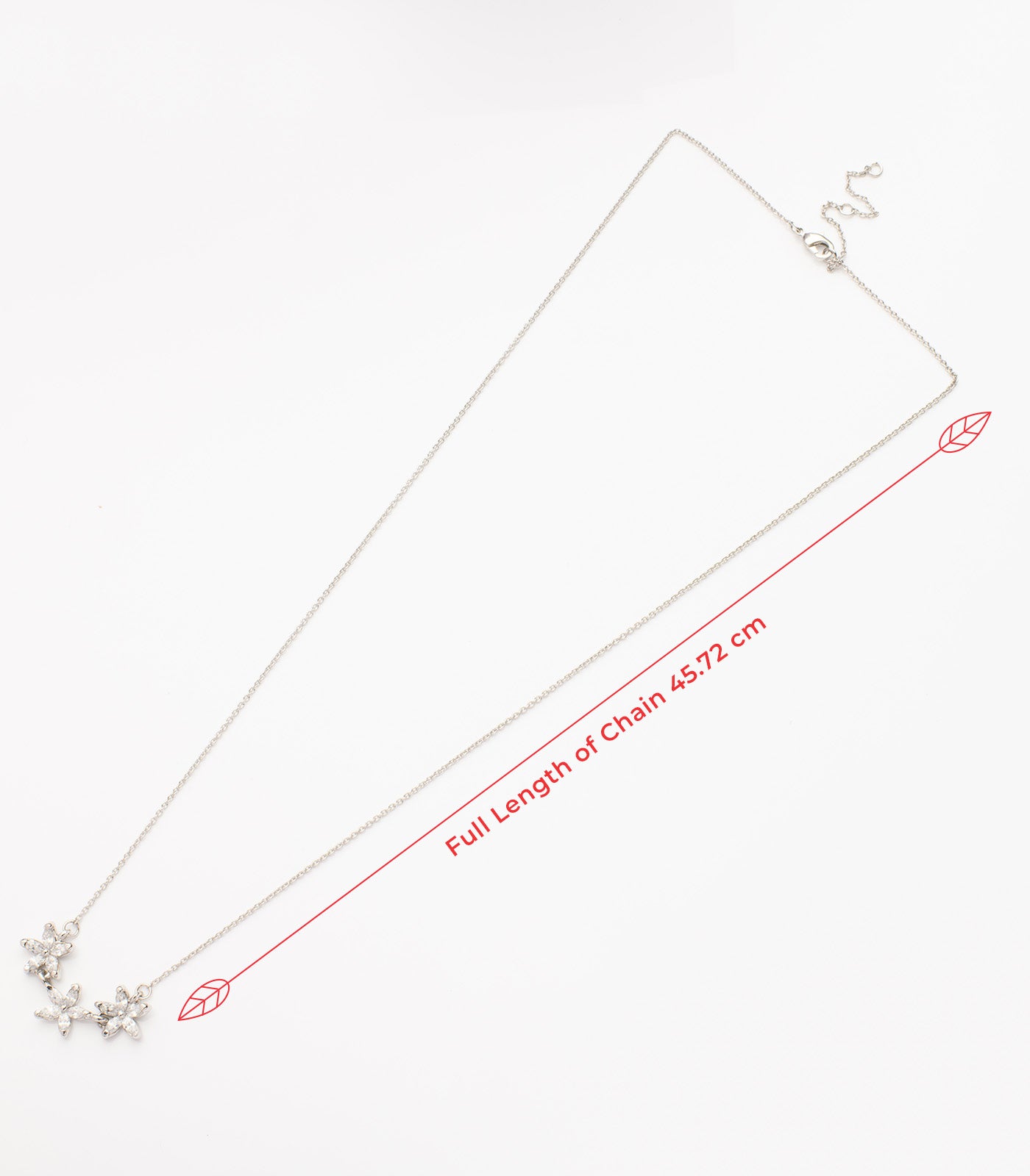 Trio-Flora Necklace (Brass)