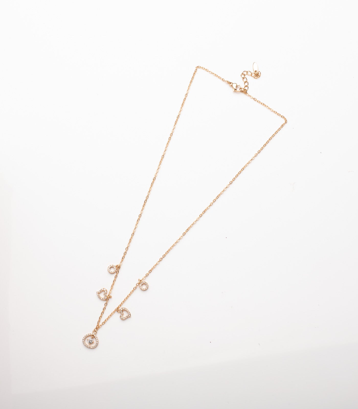 Elegant Charm Necklace (Brass)