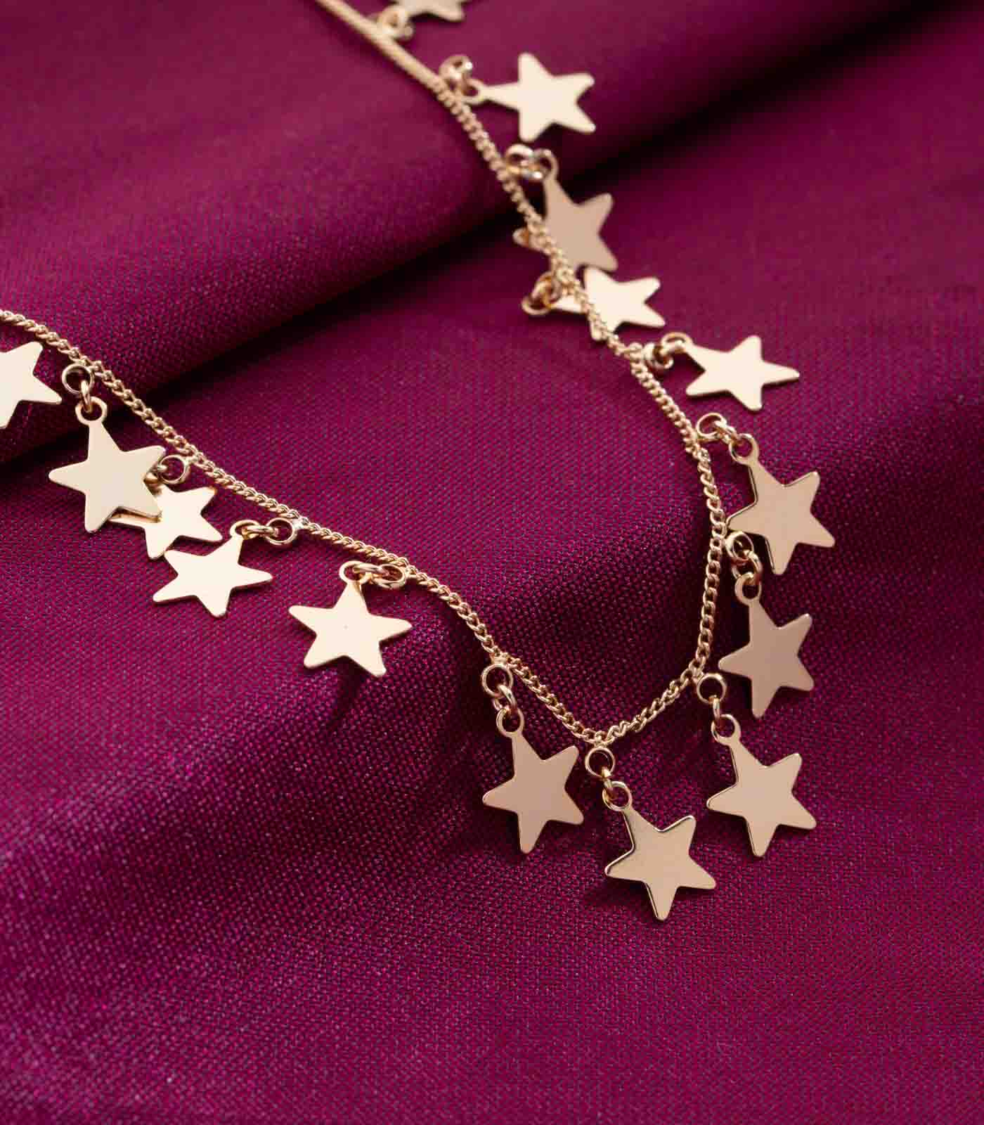 Star Charm Necklace (Brass)