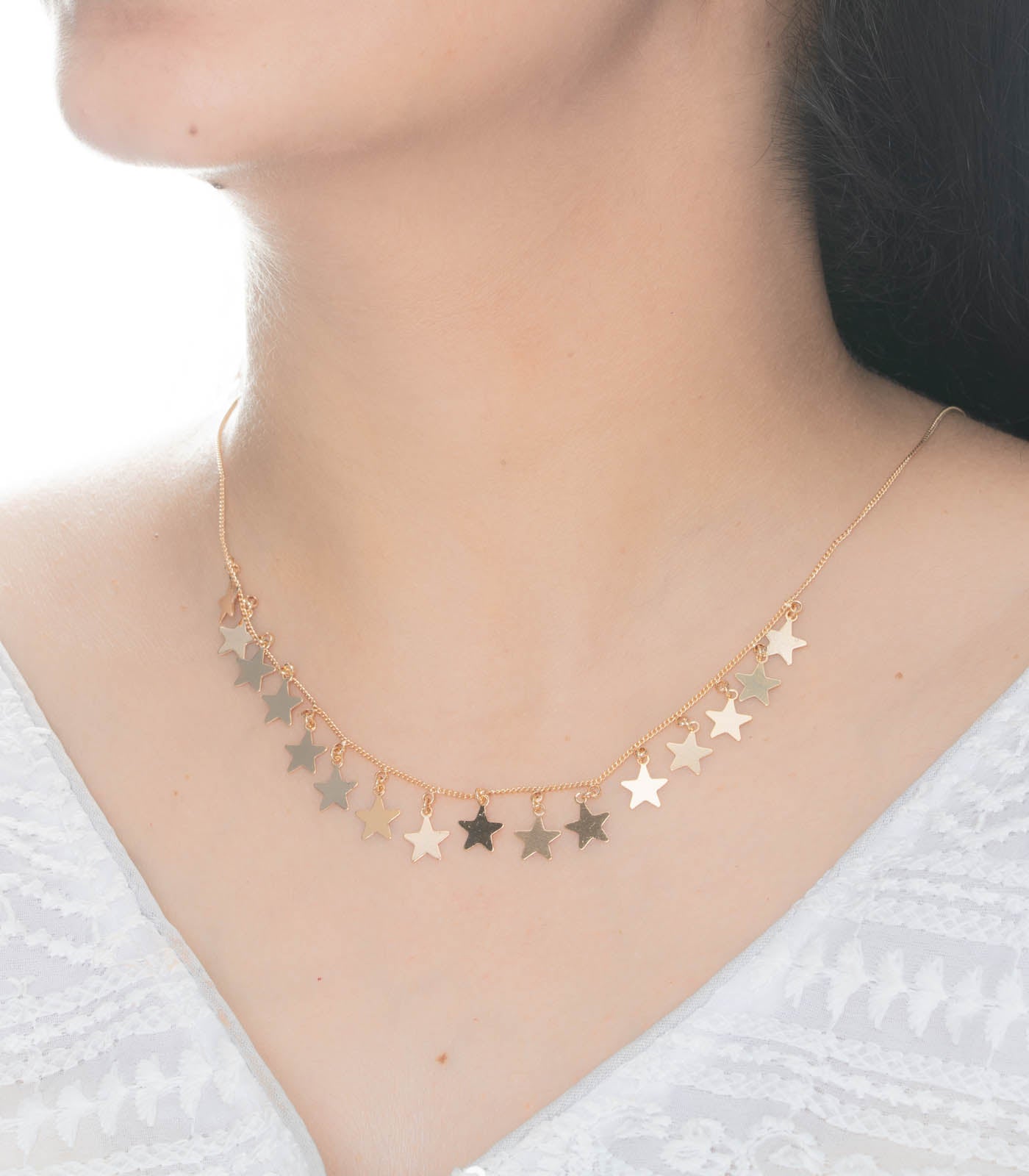 Star Charm Necklace (Brass)