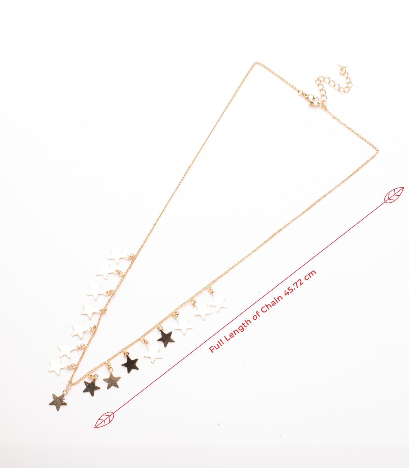 Star Charm Necklace (Brass)