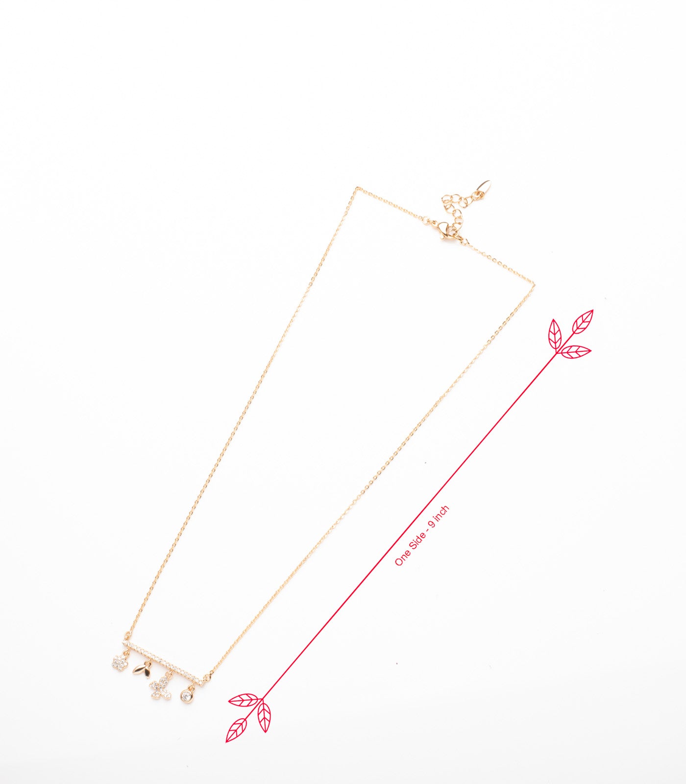 Elegant Necklace (Brass)