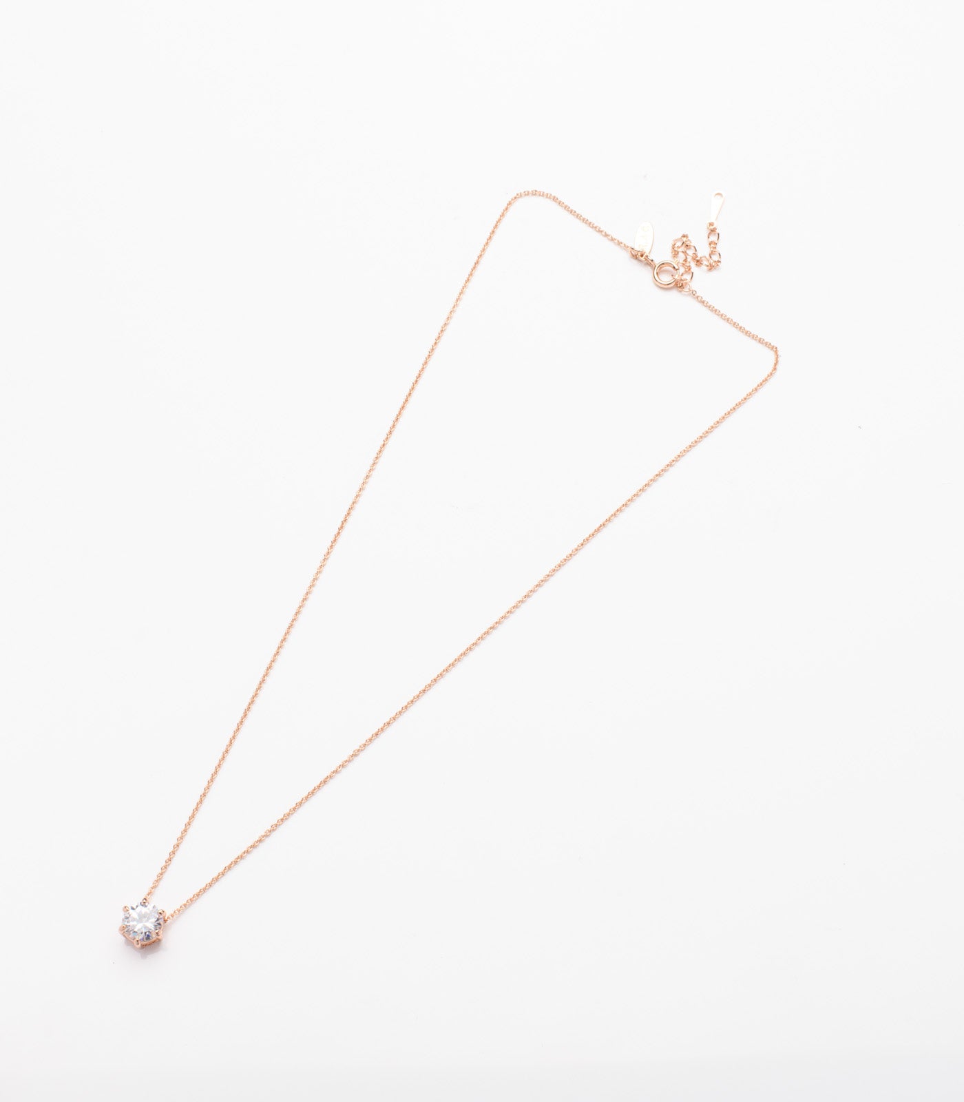 Classic Single Stud Necklace (Brass)