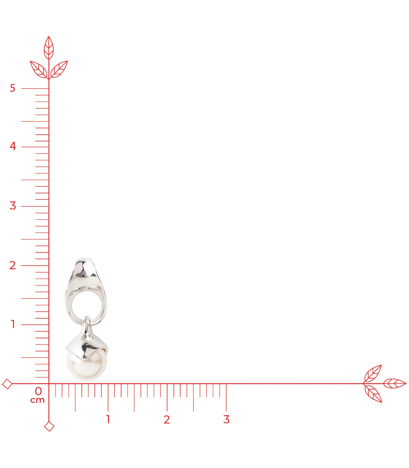 Fancy Pearl Earrings (Brass)