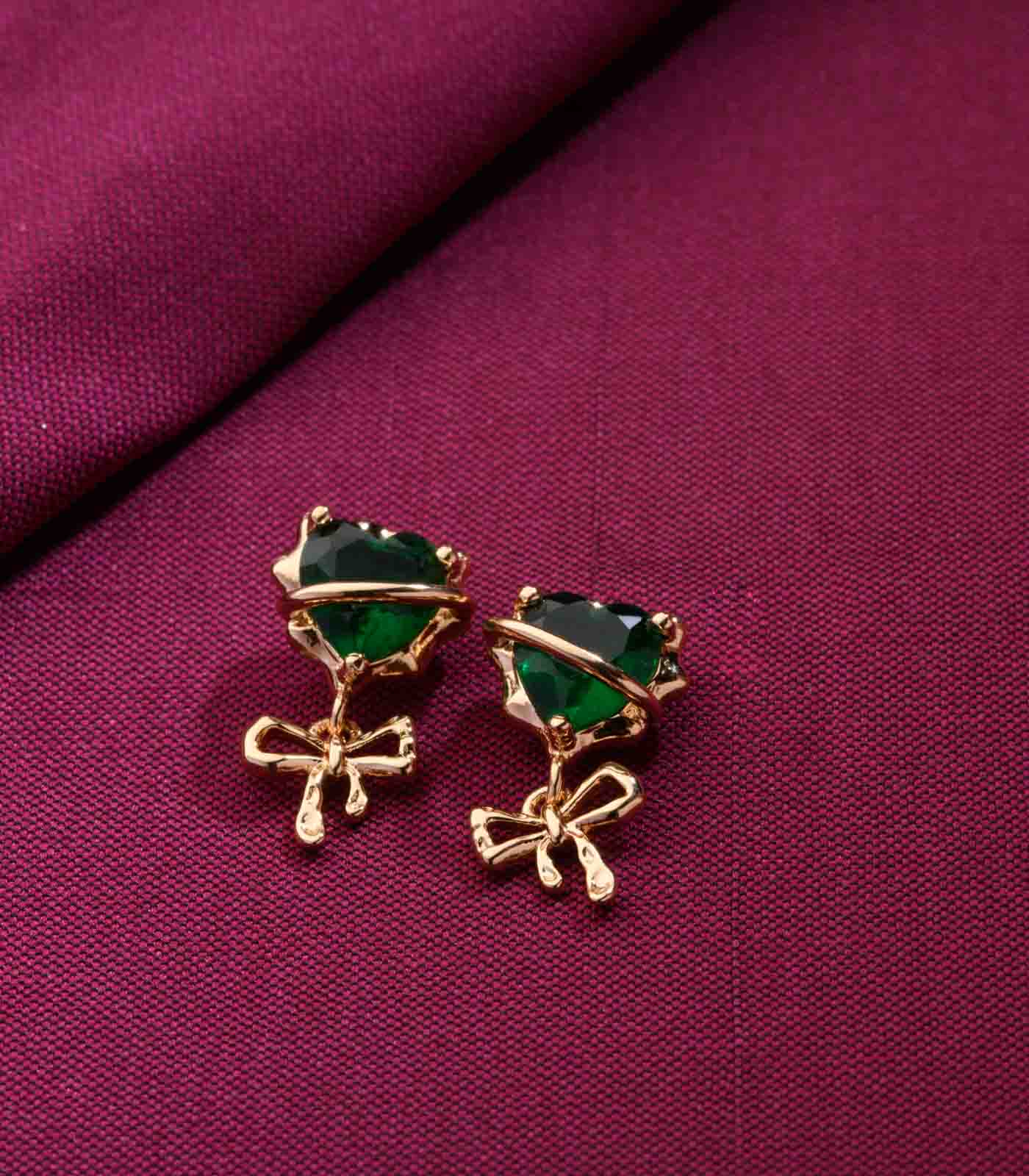 Green Heart Tops (Brass)