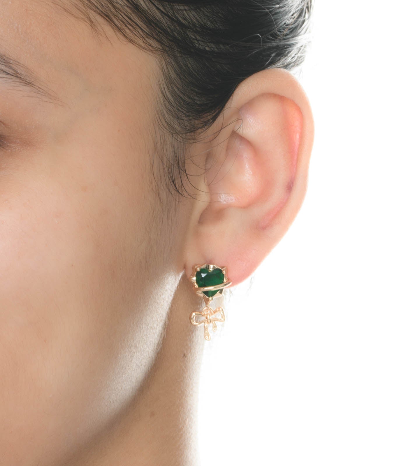 Green Heart Tops (Brass)