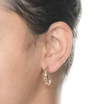 Classic Golden Hoops (Brass)