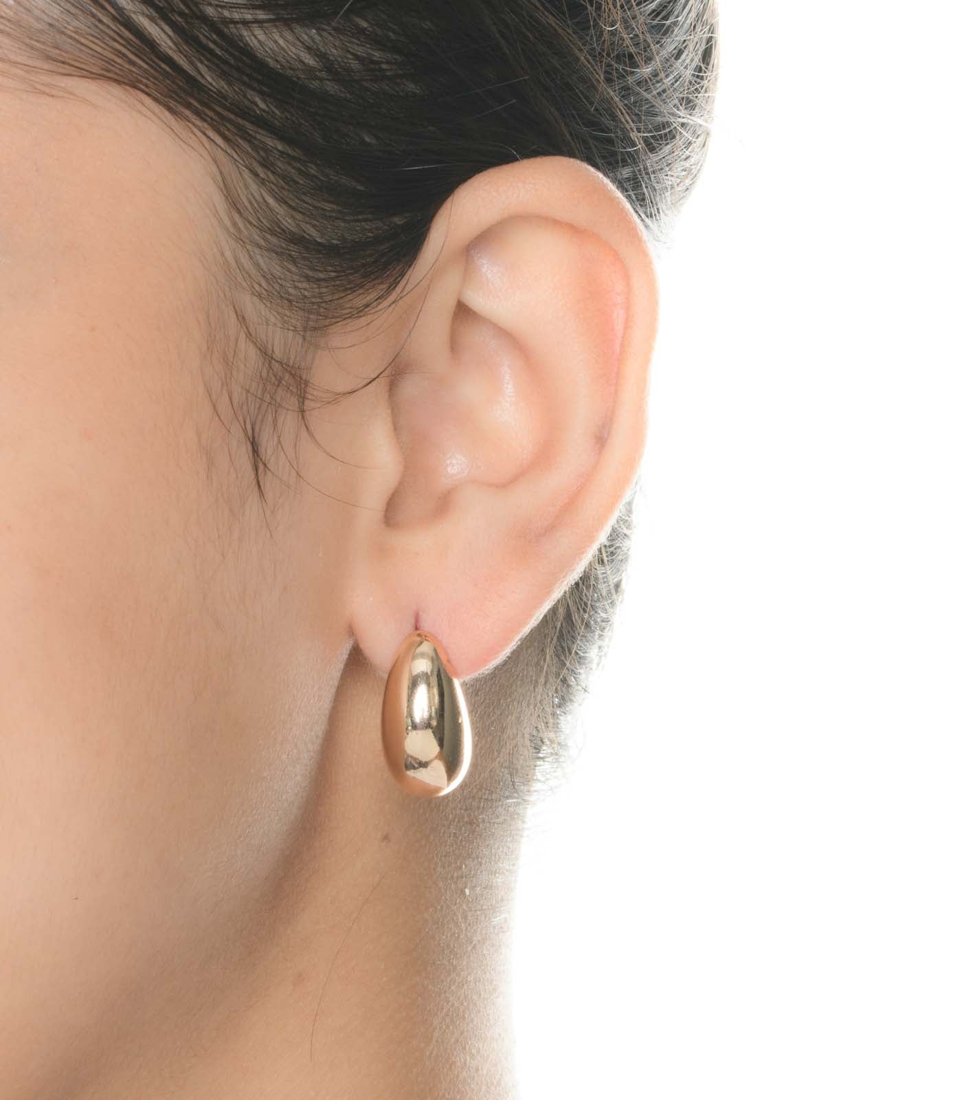 Classic Golden Hoops (Brass)