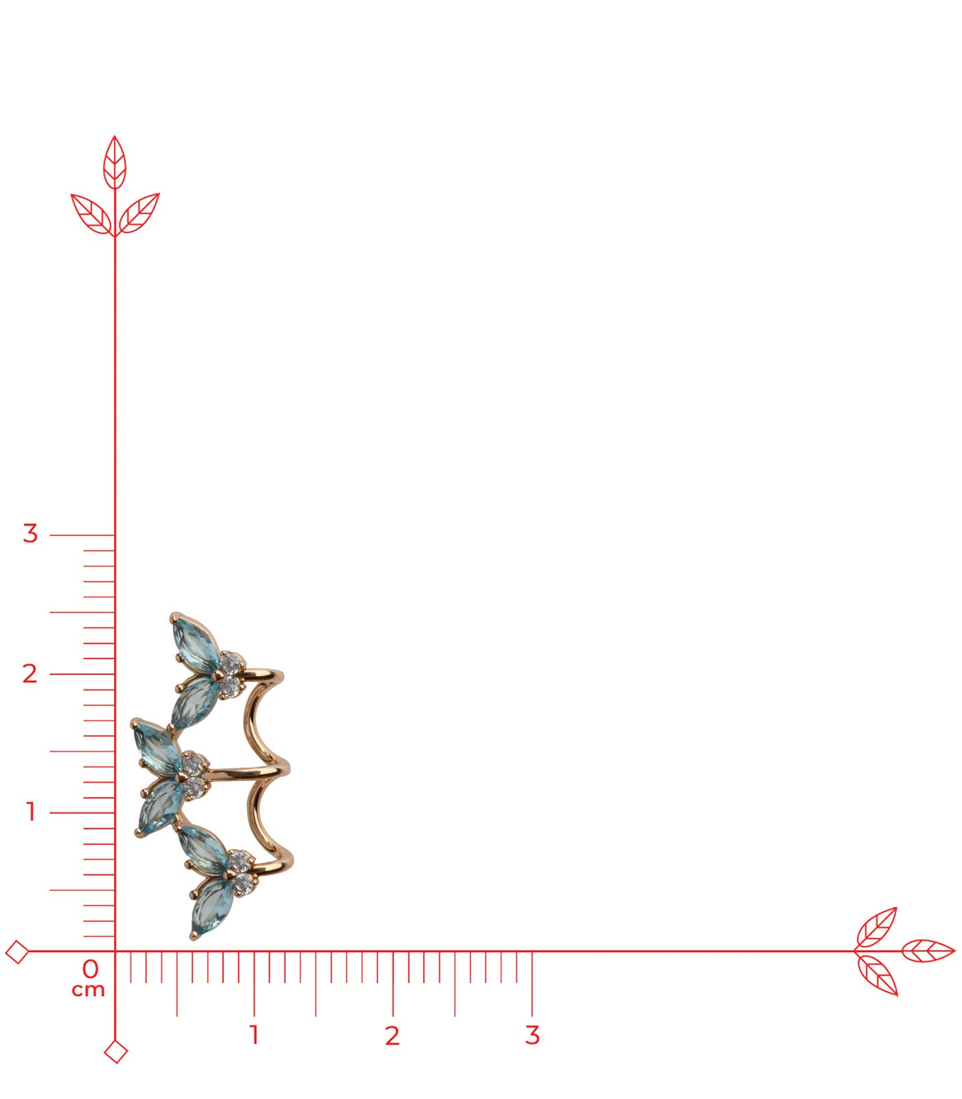 Garden Fairy Tops (Brass)