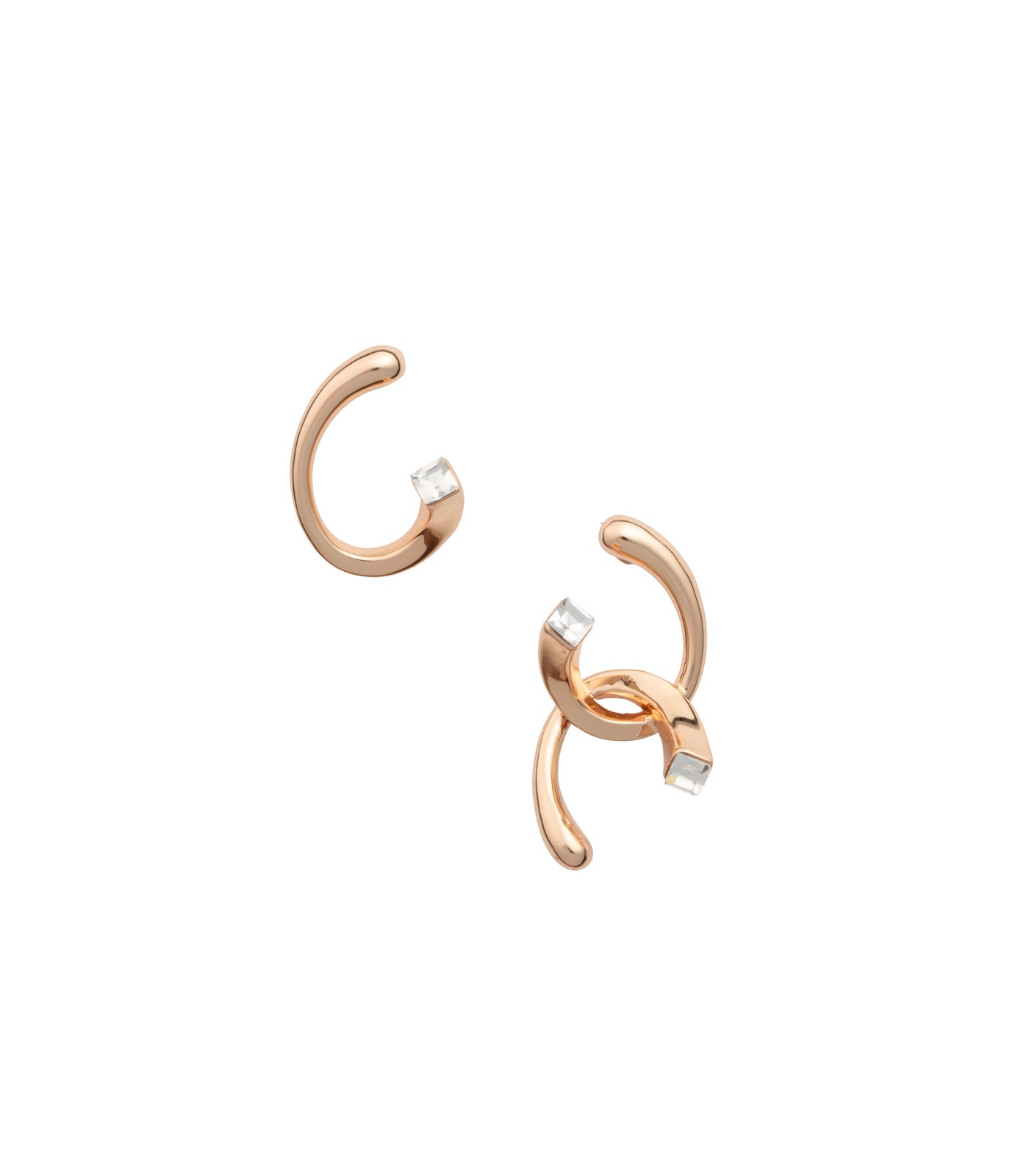 Contemporary Twisted Studs (Brass)