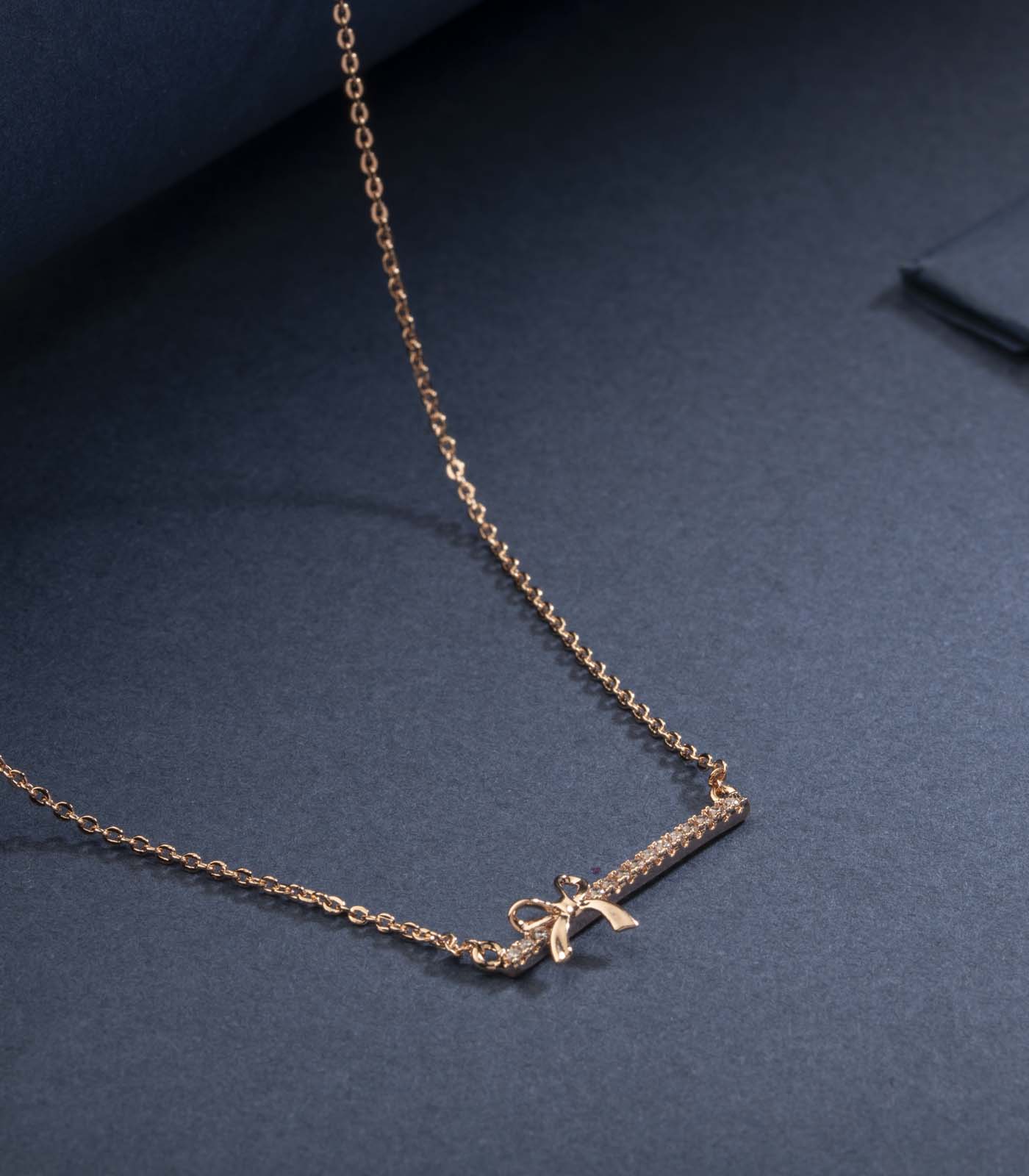 Charming Bow Pendant (Brass)