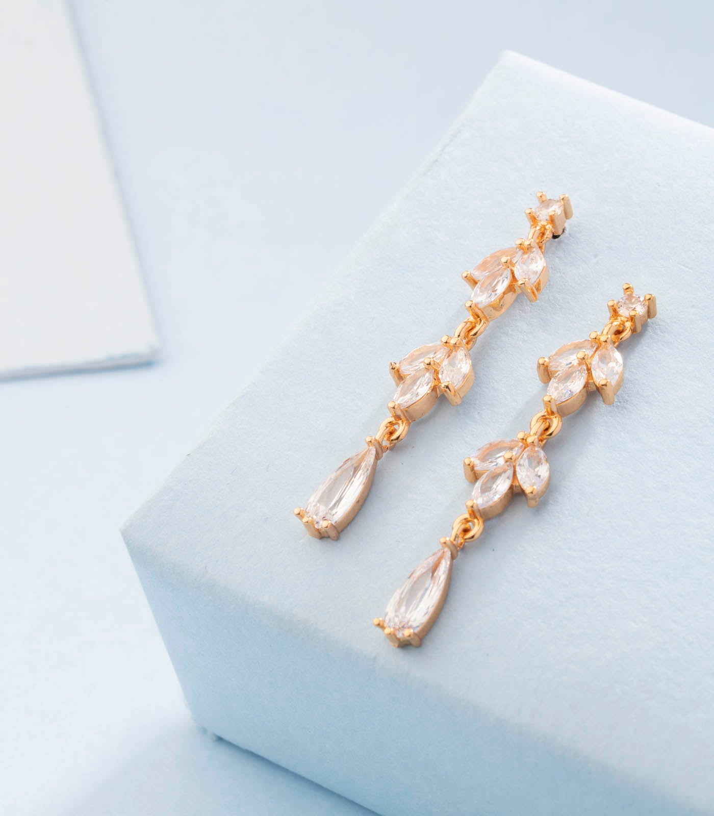 Classy bellbottom earrings (Brass)