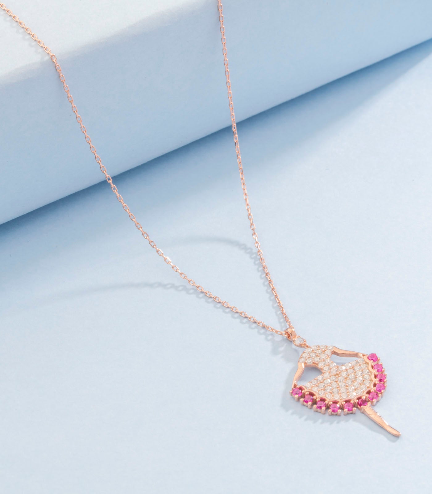 Crimson magic chain pendant (Silver)