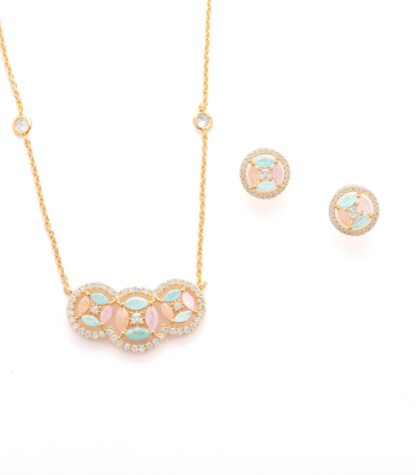 Crystal Heaven Pendant (Brass)